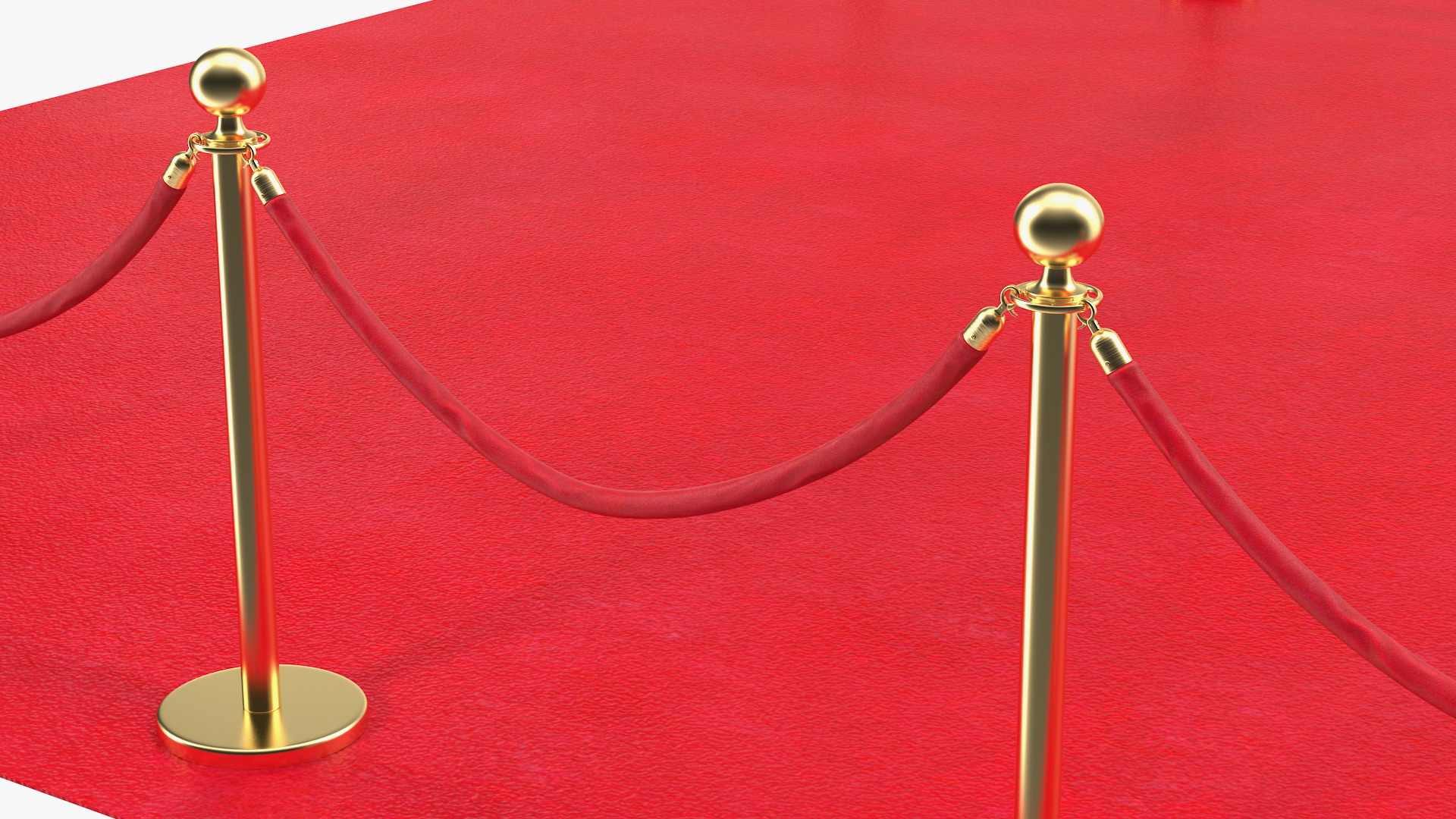 3D Red Carpet Scene