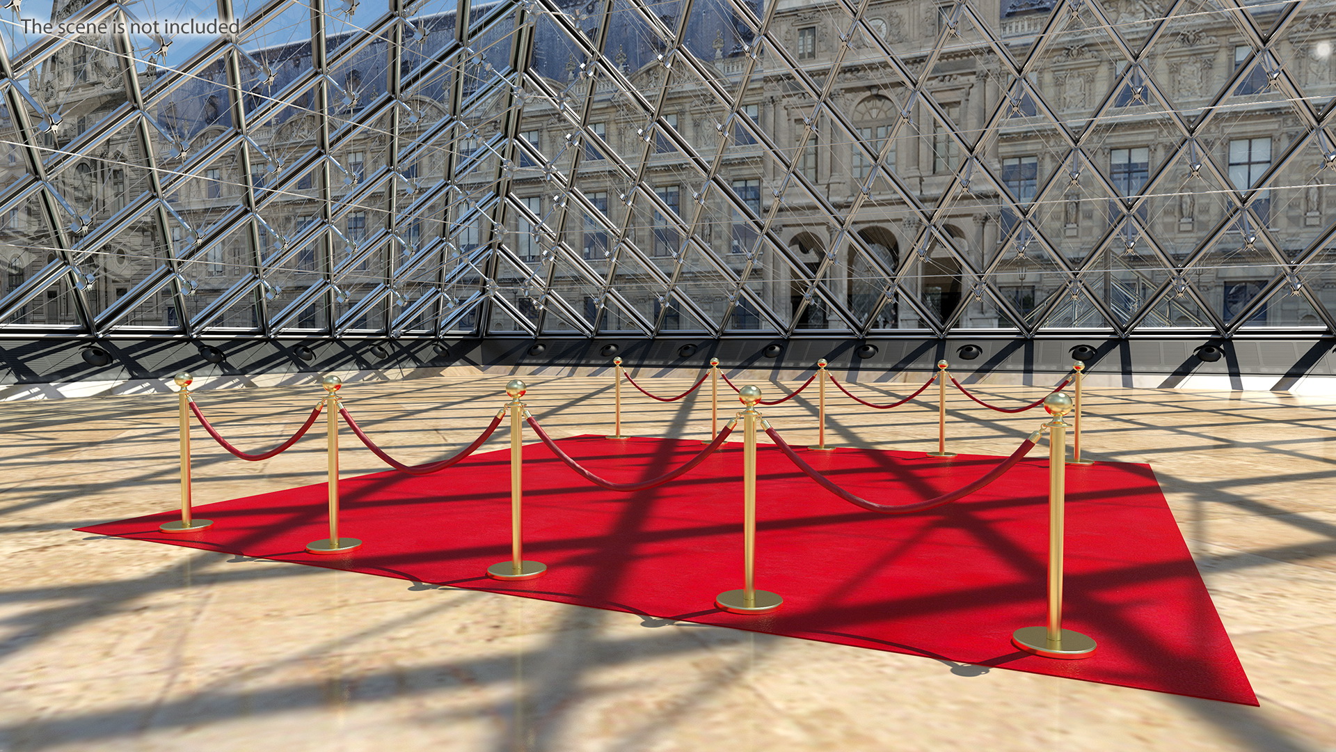 3D Red Carpet Scene
