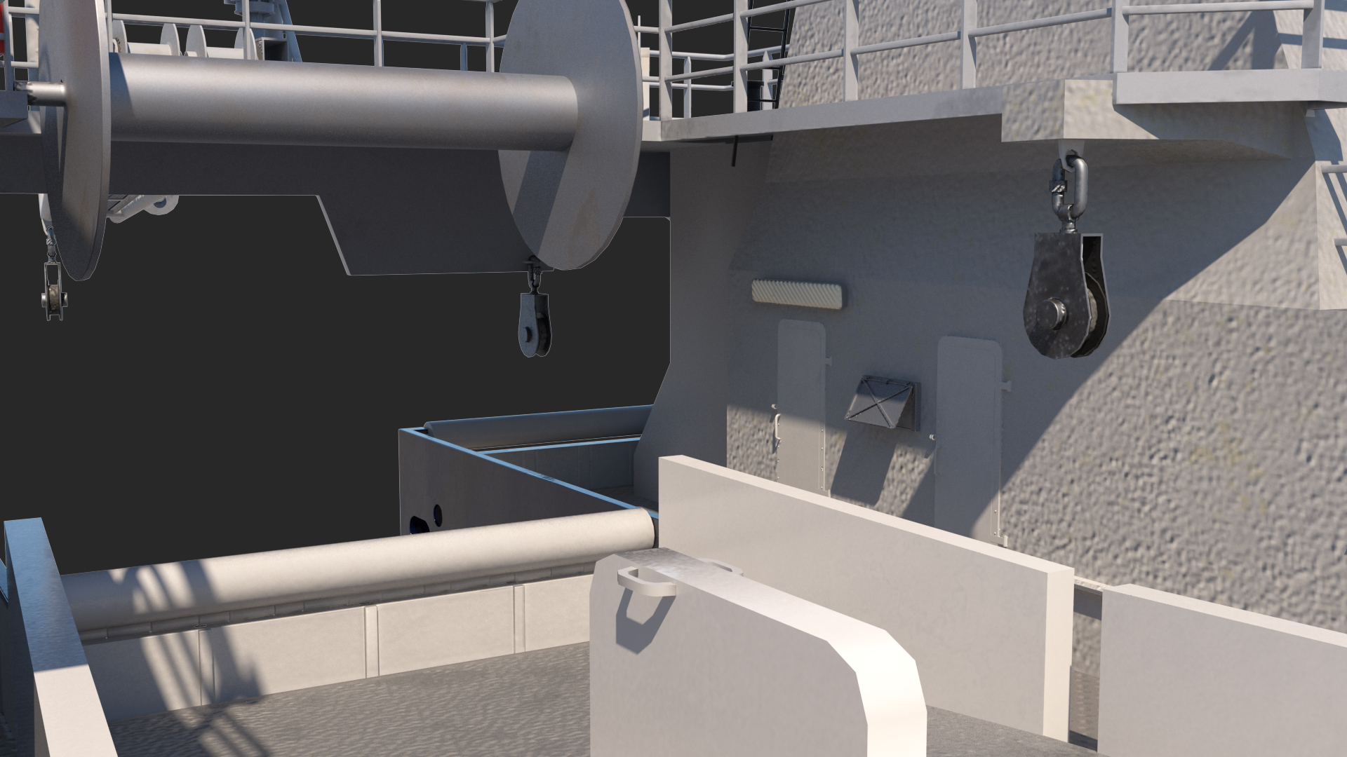 ARAHO Freezer Processor Factory Trawler 3D model