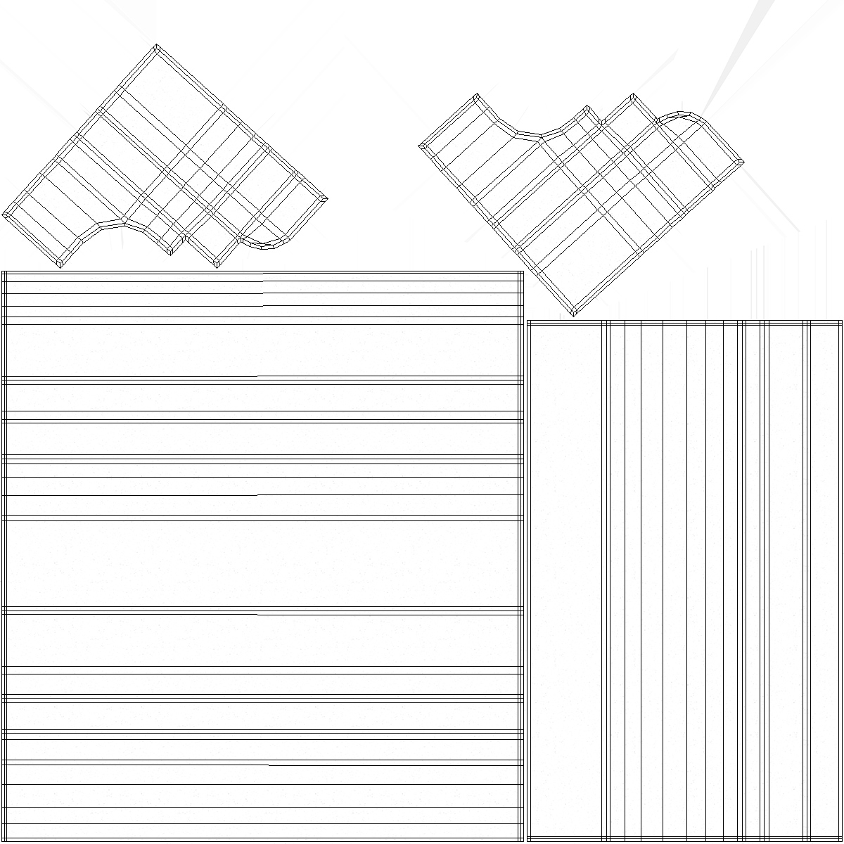 3D Architectural Molding Gypsum Type 10