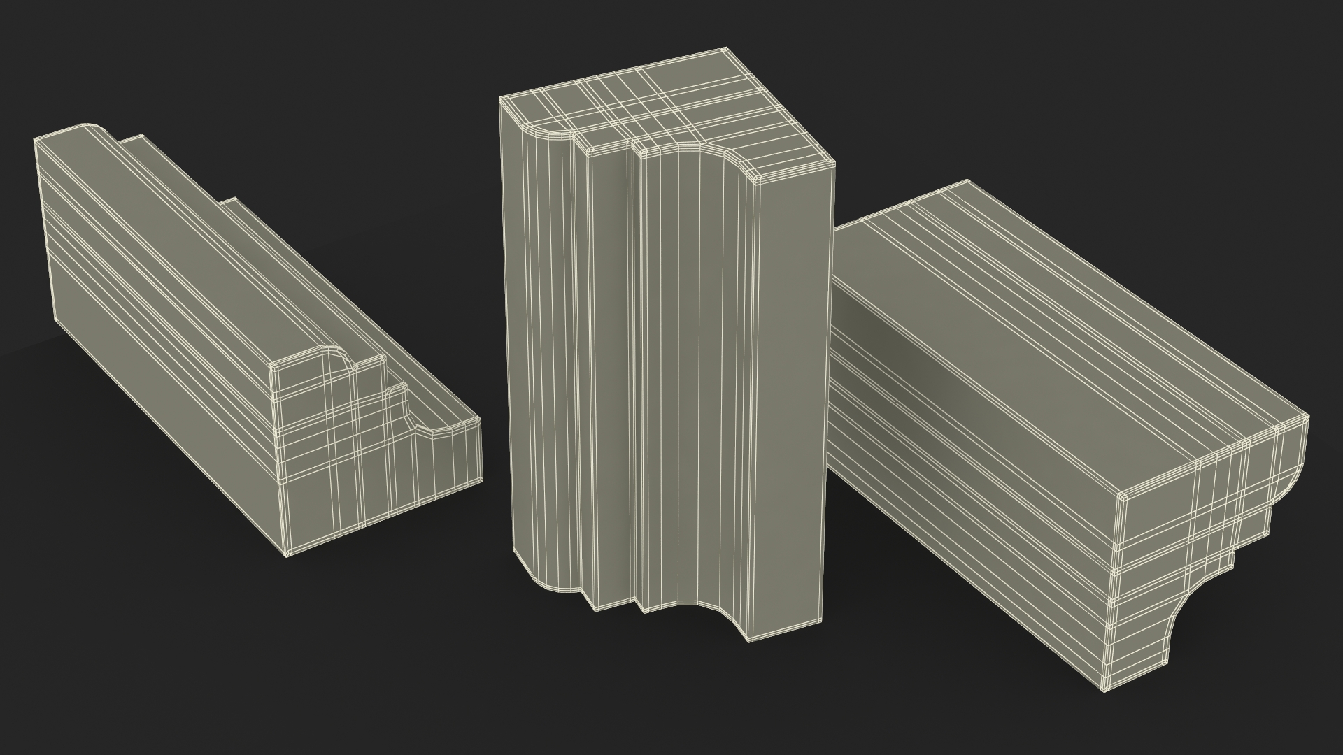 3D Architectural Molding Gypsum Type 10