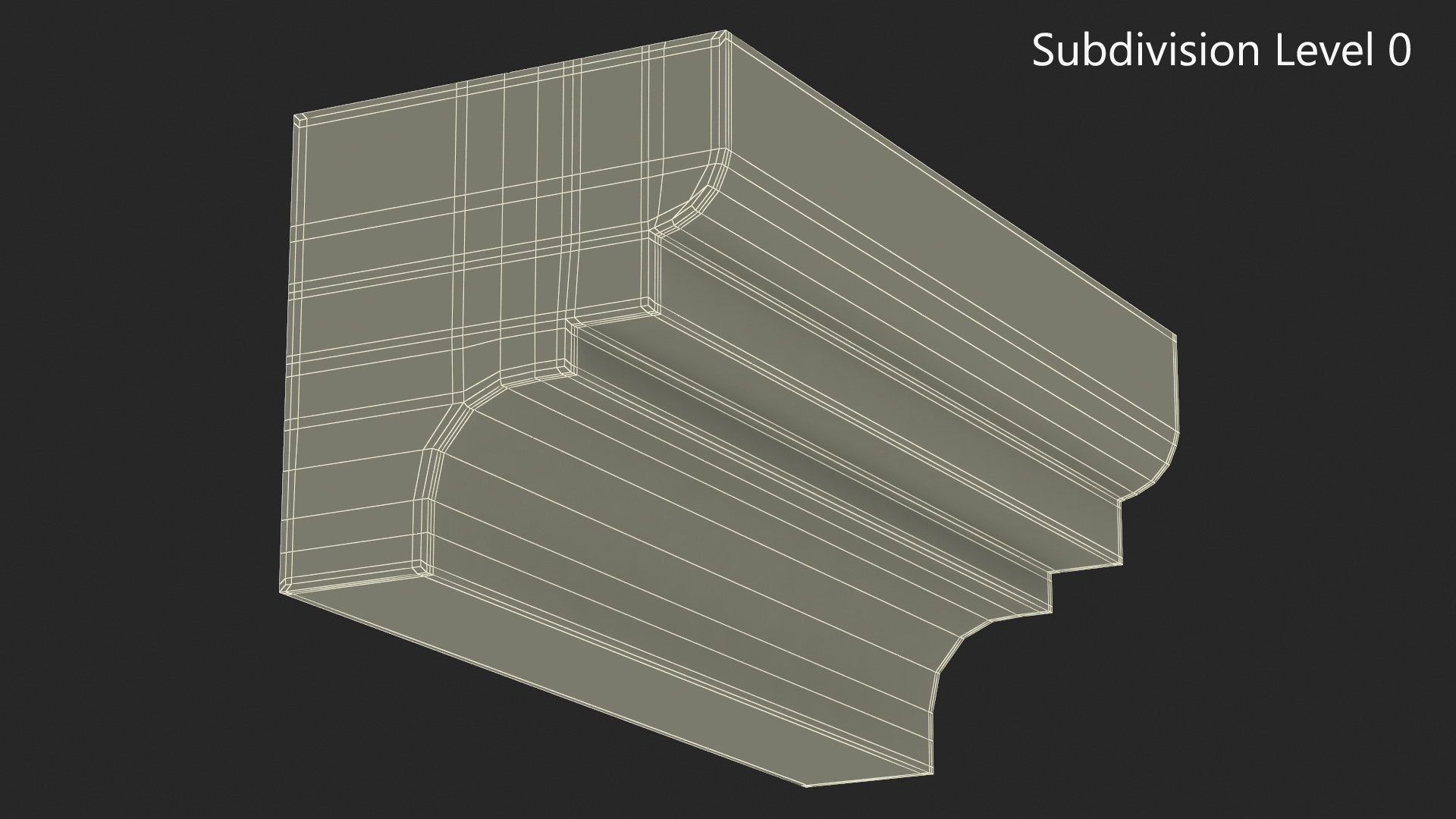 3D Architectural Molding Gypsum Type 10