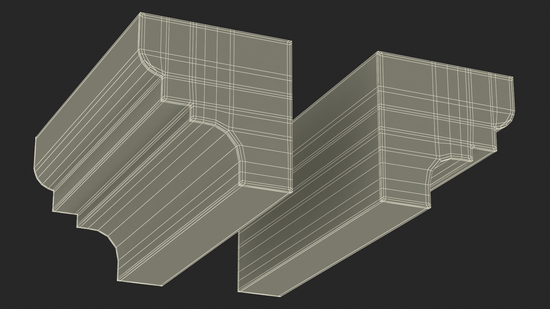 3D Architectural Molding Gypsum Type 10