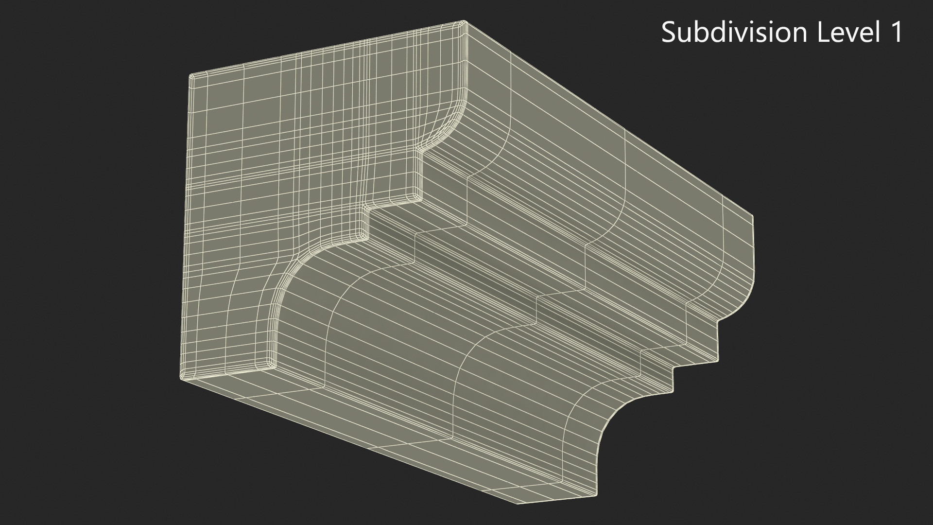 3D Architectural Molding Gypsum Type 10