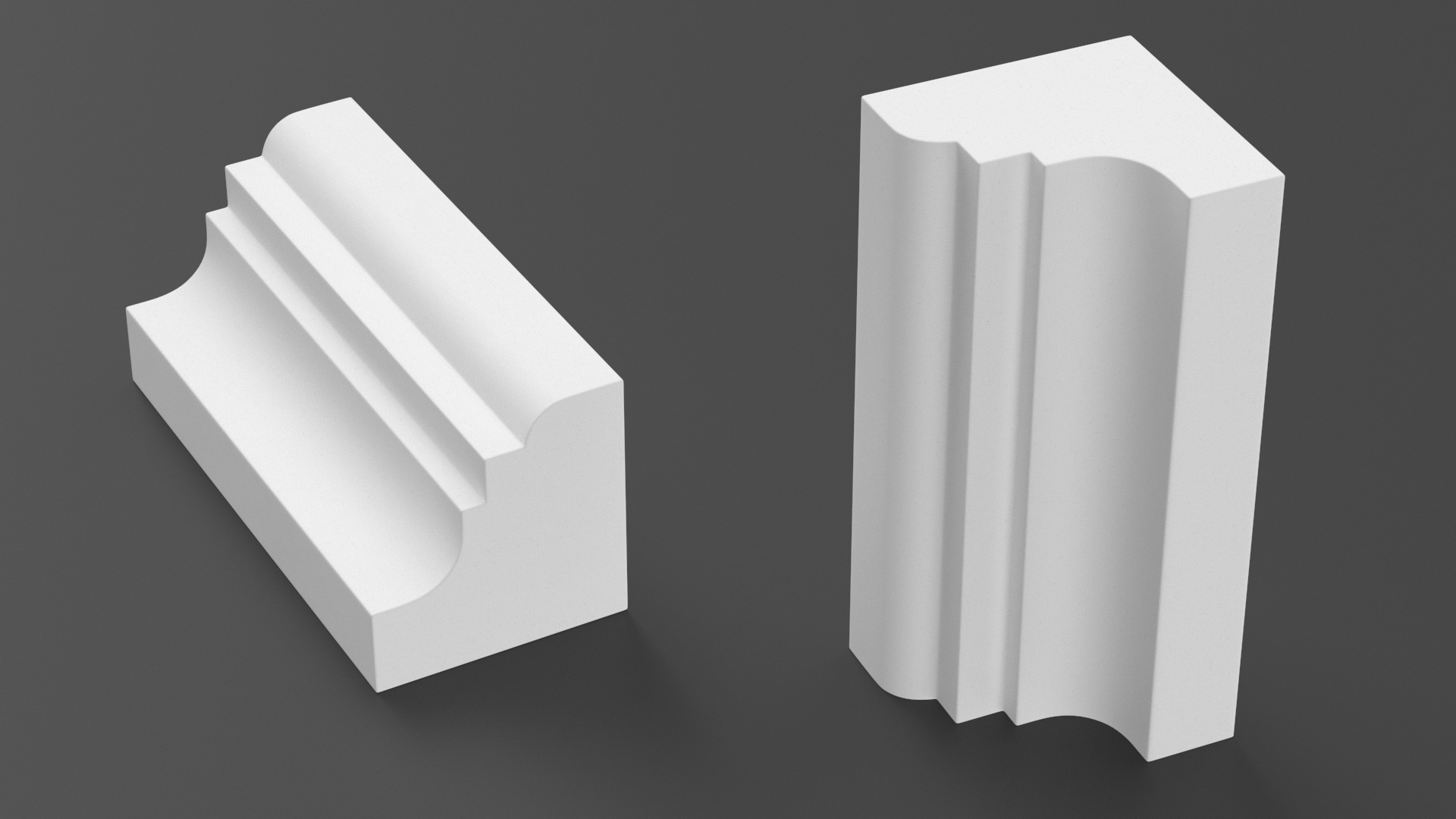 3D Architectural Molding Gypsum Type 10