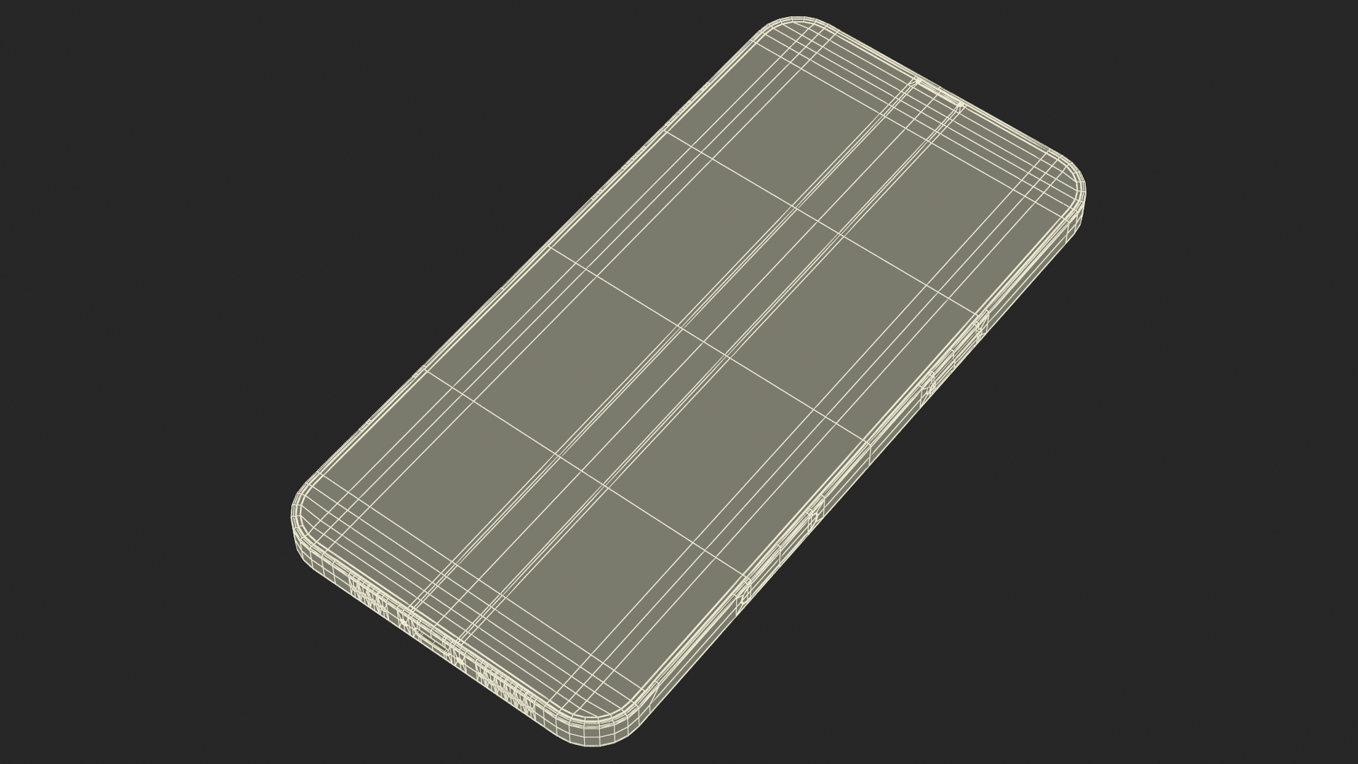 3D iPhone 14 Plus Red model