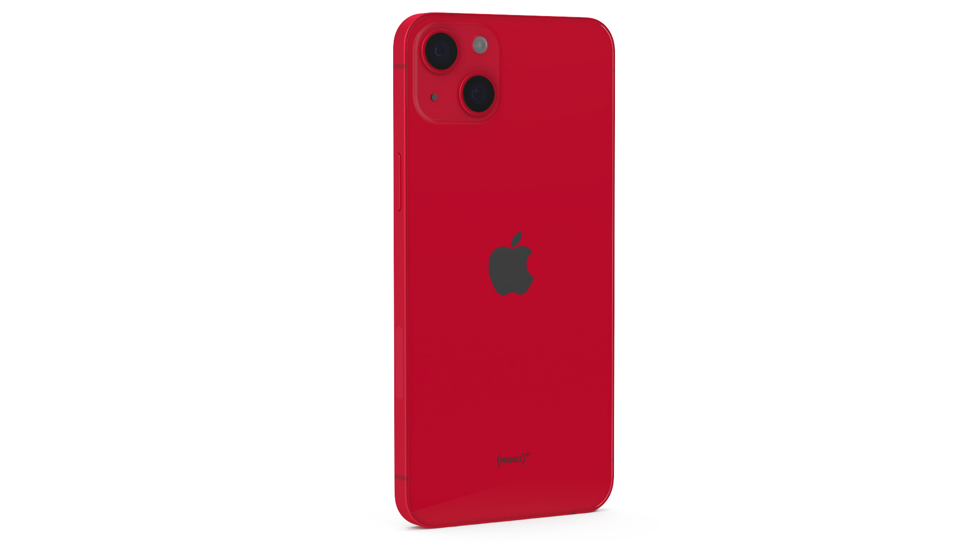 3D iPhone 14 Plus Red model