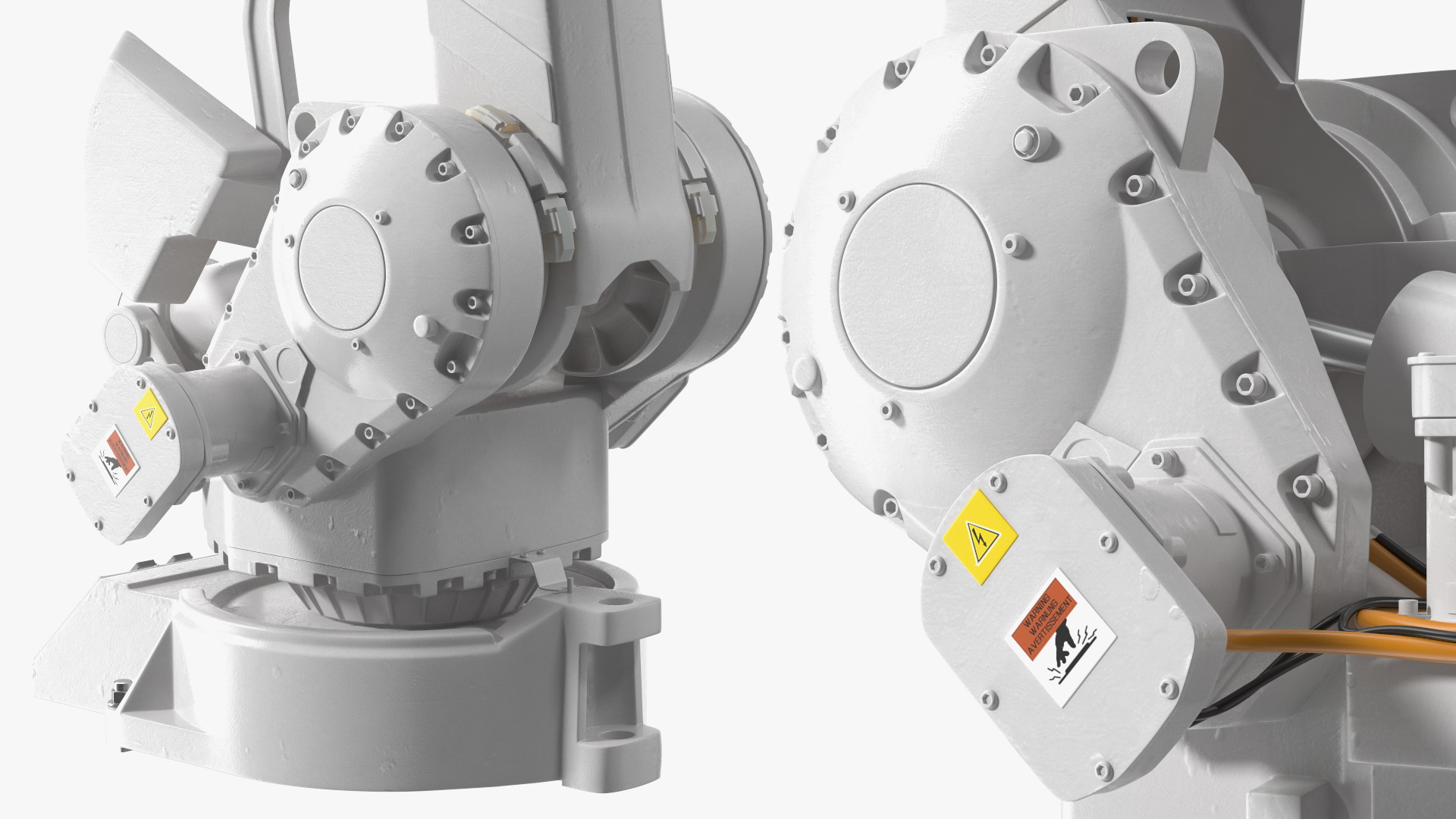 3D High Speed 6 Axis Industrial Robot Rigged