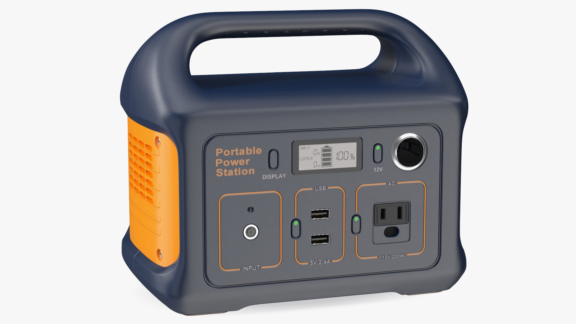3D High Capacity Portable Power Station