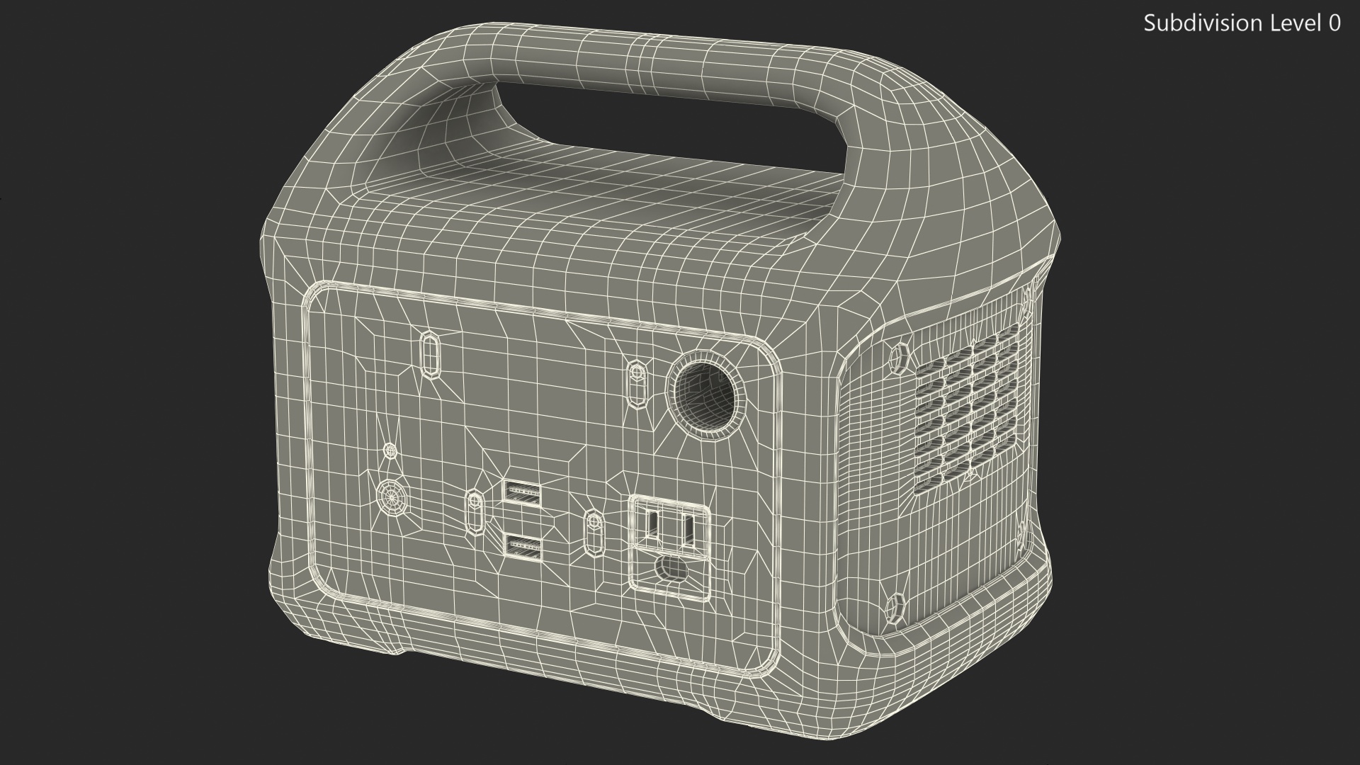 3D High Capacity Portable Power Station