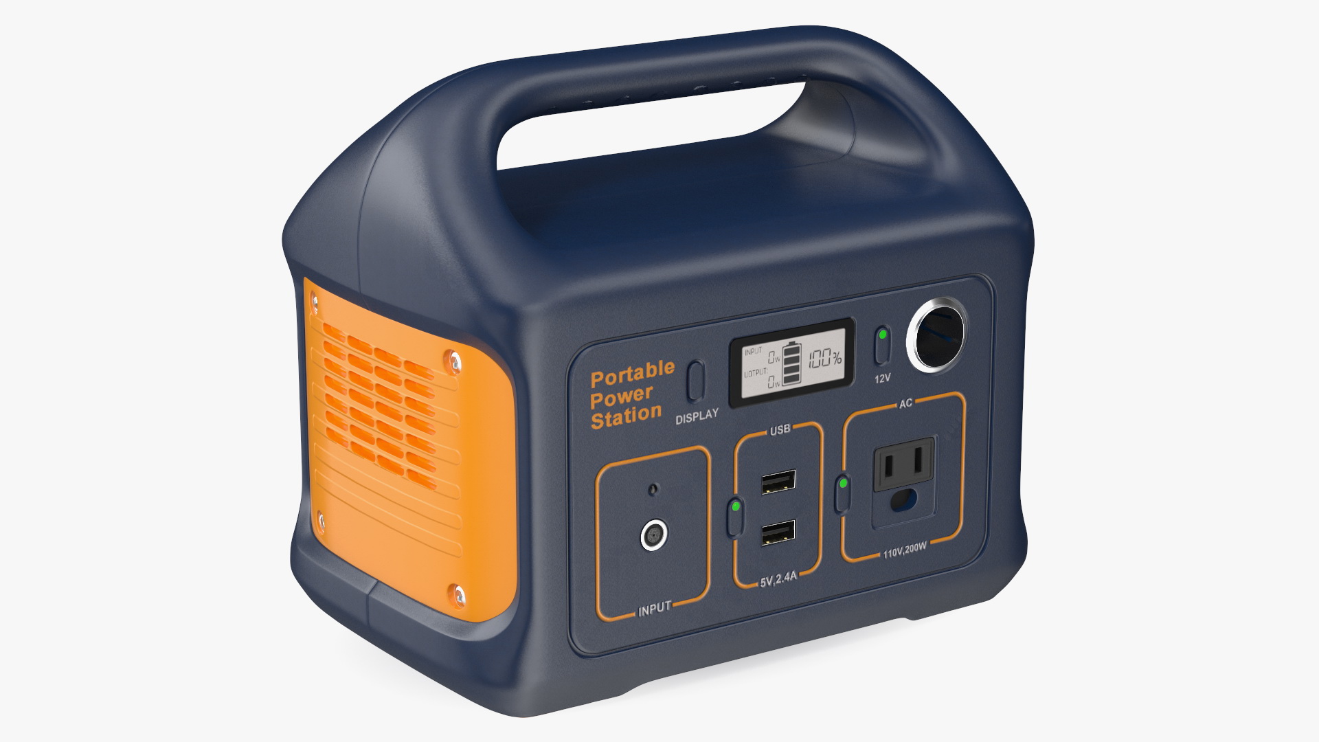 3D High Capacity Portable Power Station