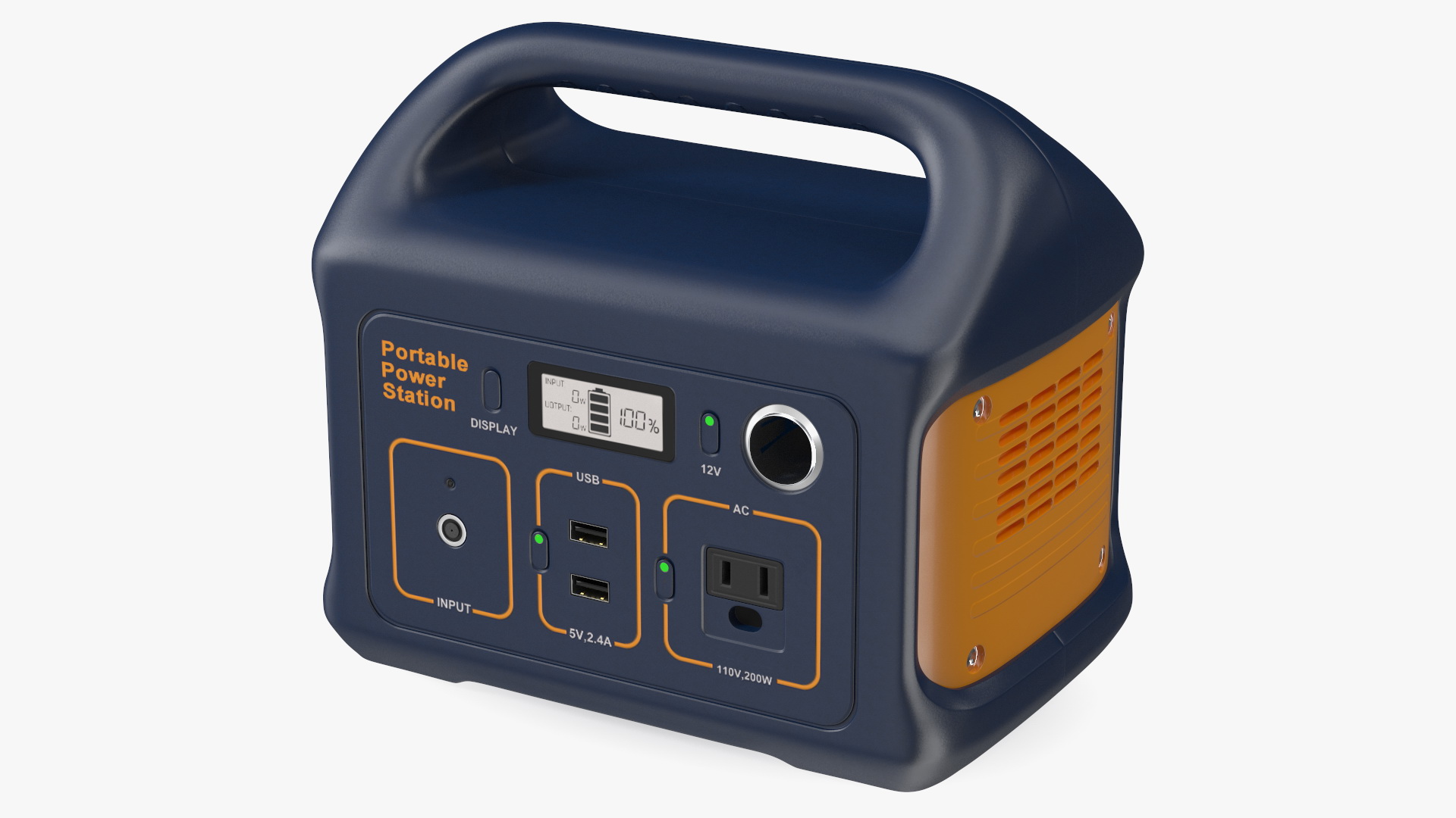 3D High Capacity Portable Power Station