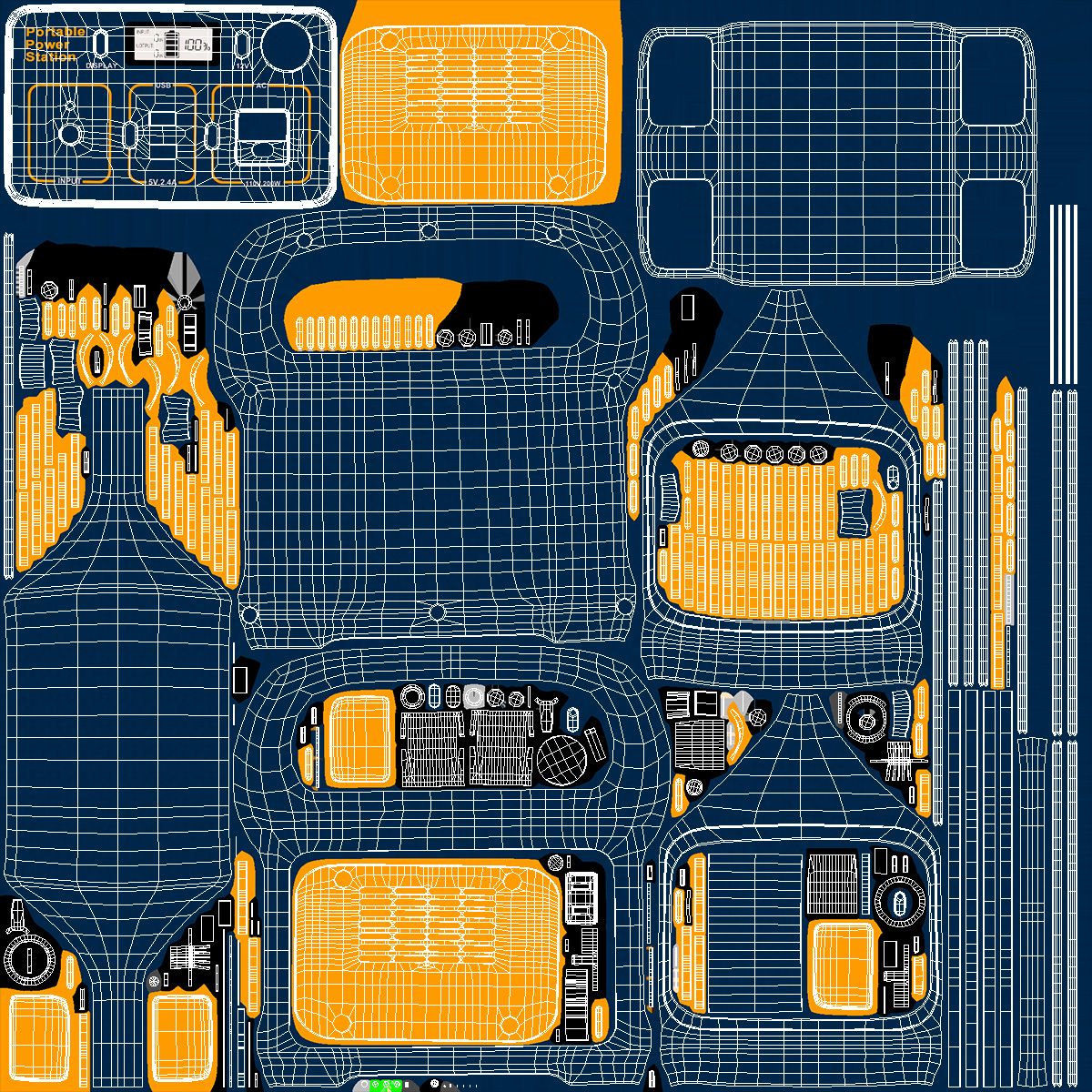 3D High Capacity Portable Power Station