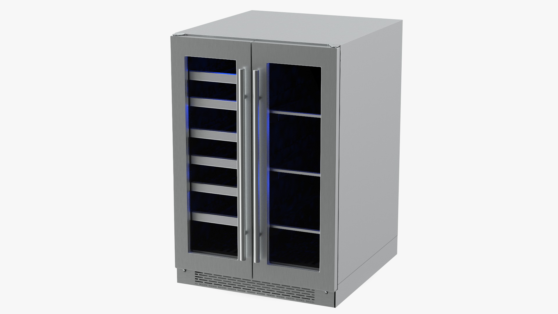 Wine Cooler Compact Dual Zone 3D model