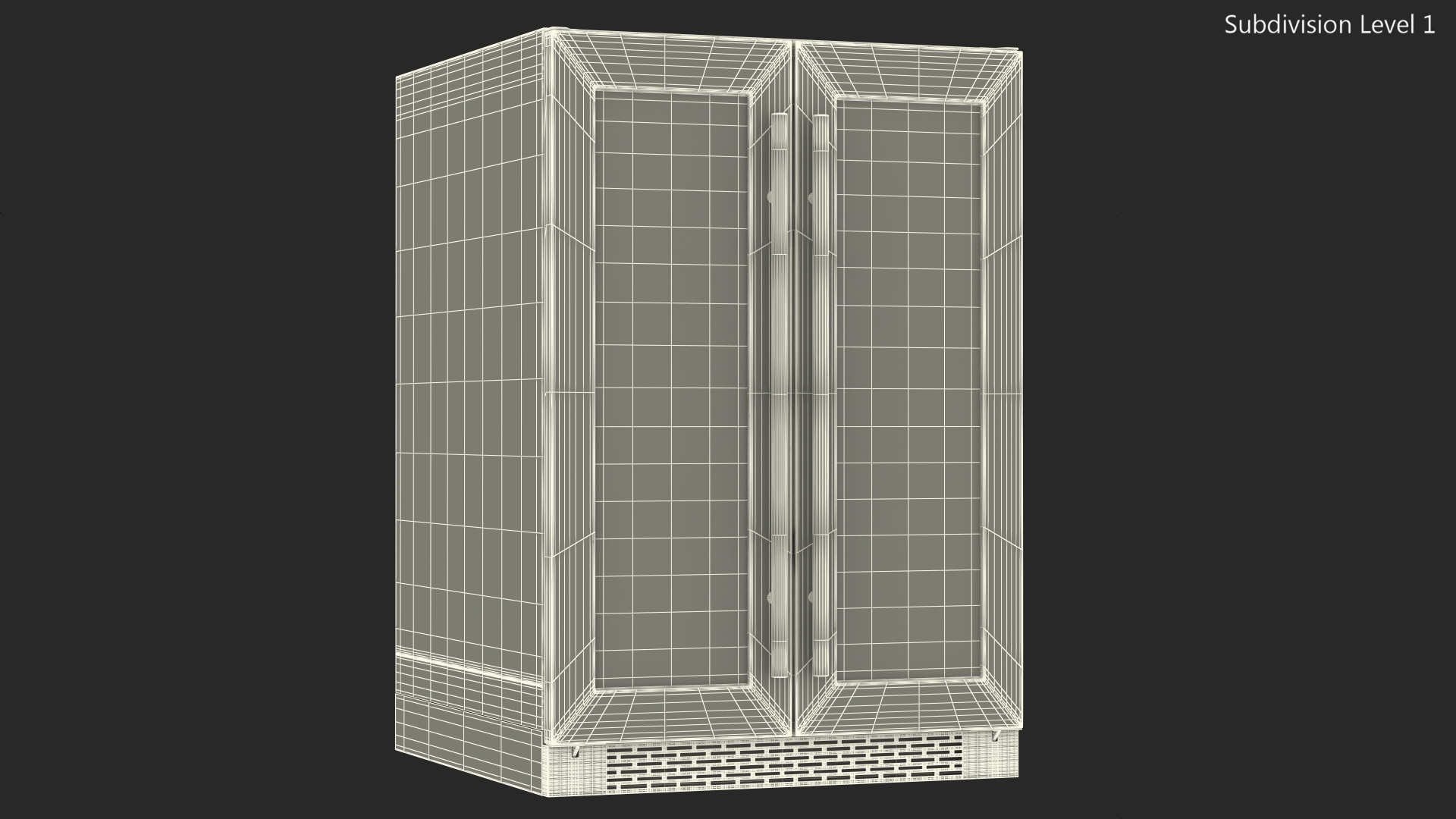 Wine Cooler Compact Dual Zone 3D model