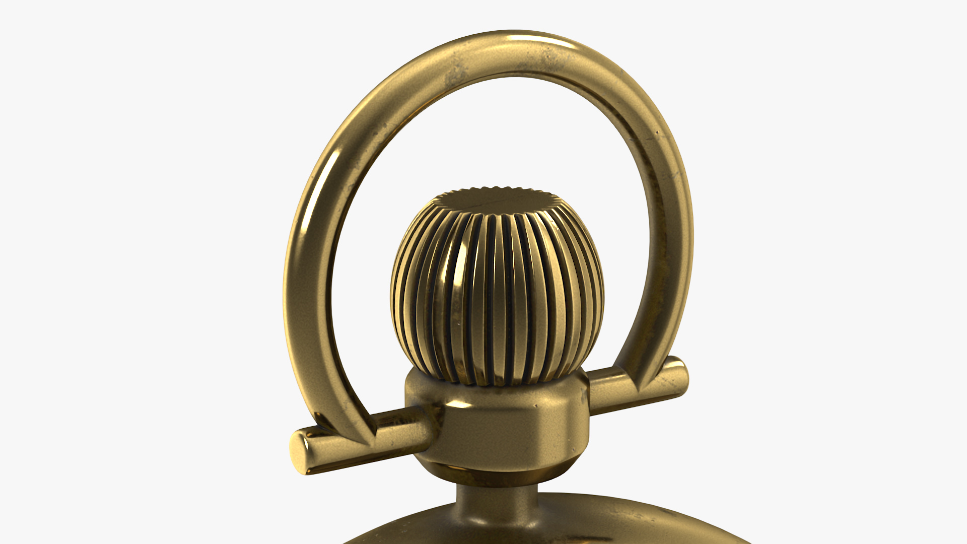 Gold Antique Pocket Watch Animated 3D model