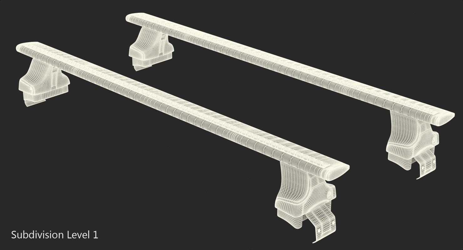 Thule Black Wingbar 3D model