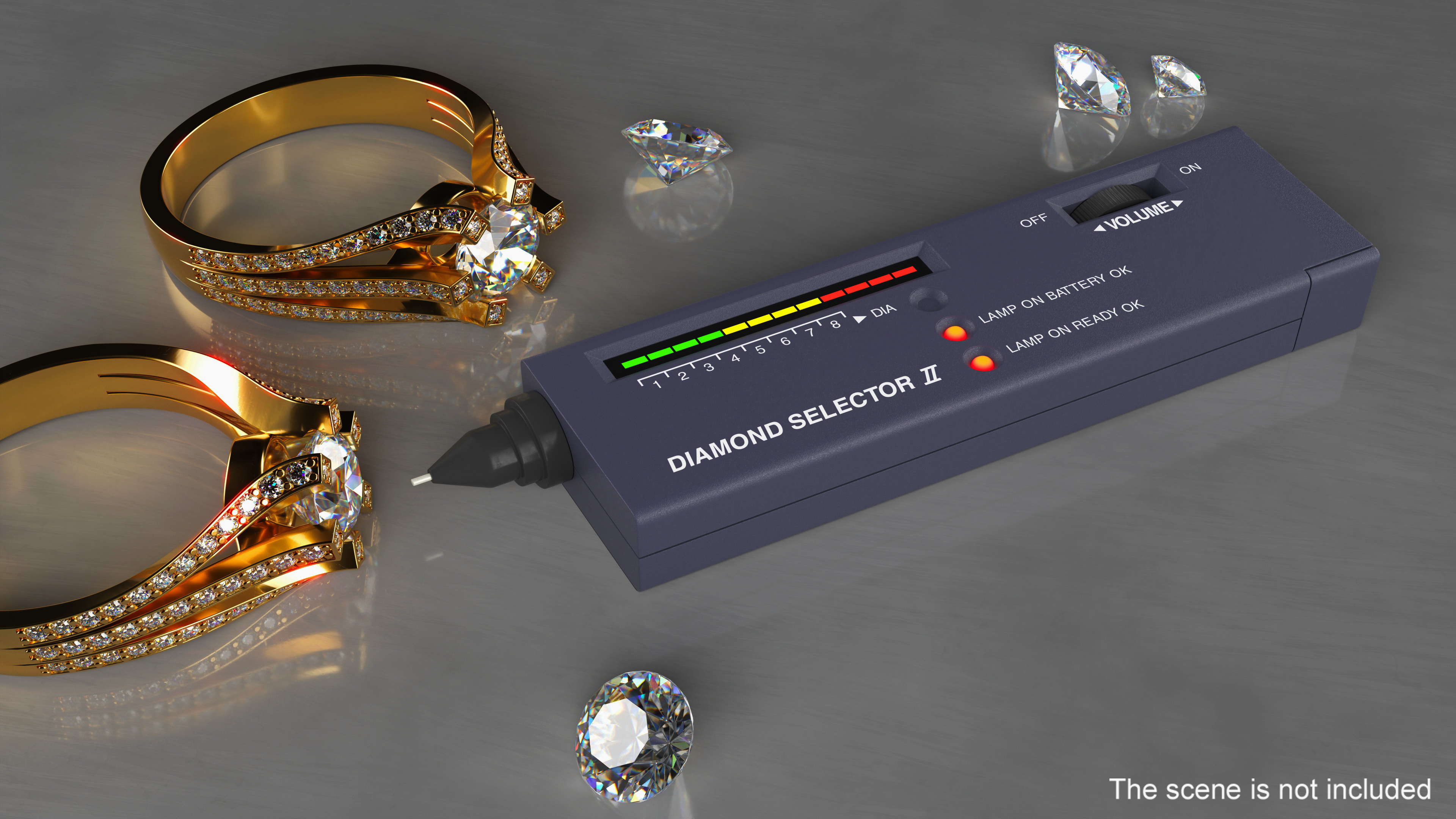 Diamond Tester 3D model