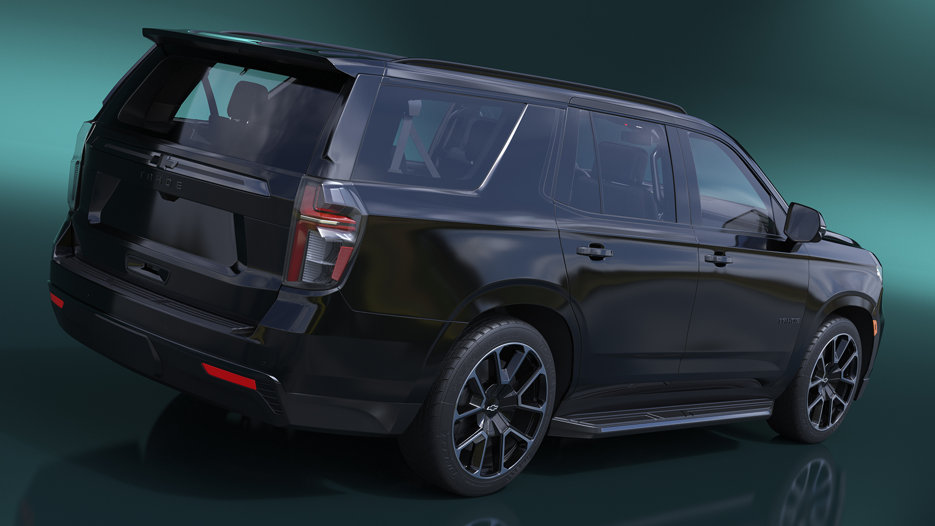 3D model SUV Chevrolet Tahoe 2024 Black