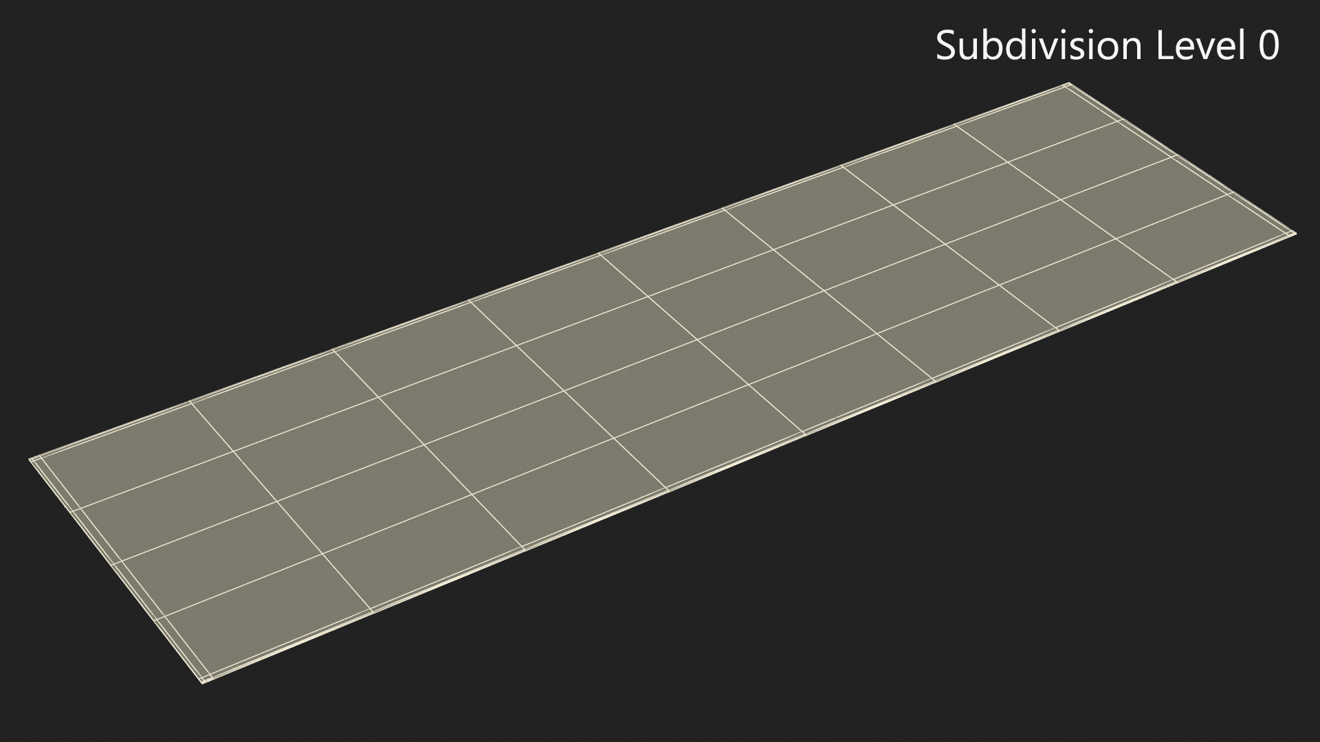 3D Event Admission Blank Ticket model