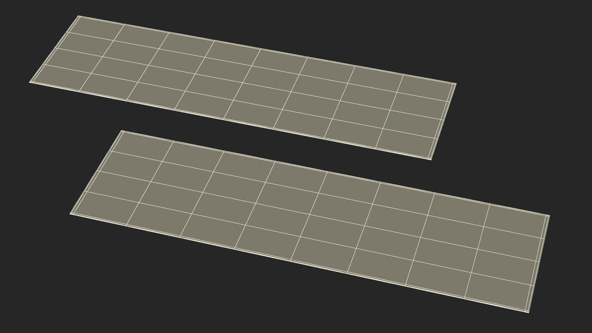 3D Event Admission Blank Ticket model