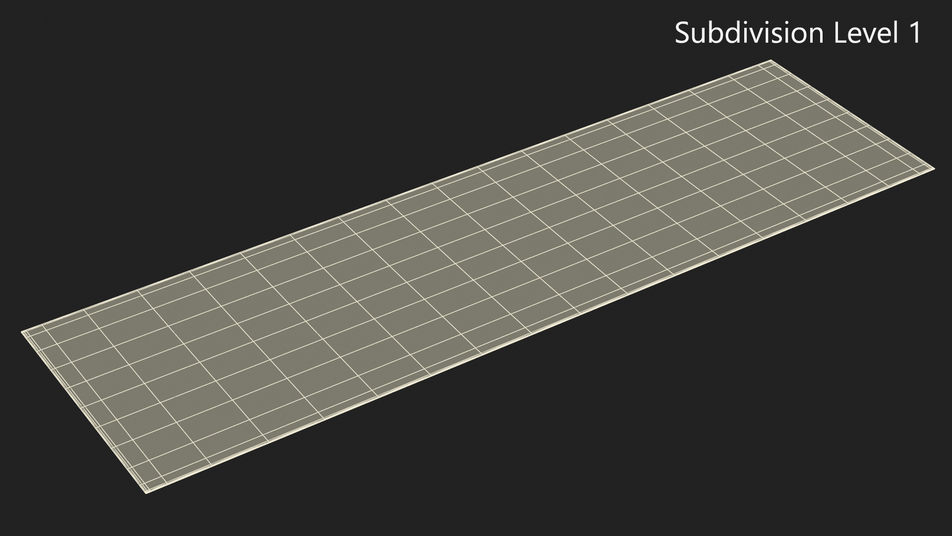3D Event Admission Blank Ticket model