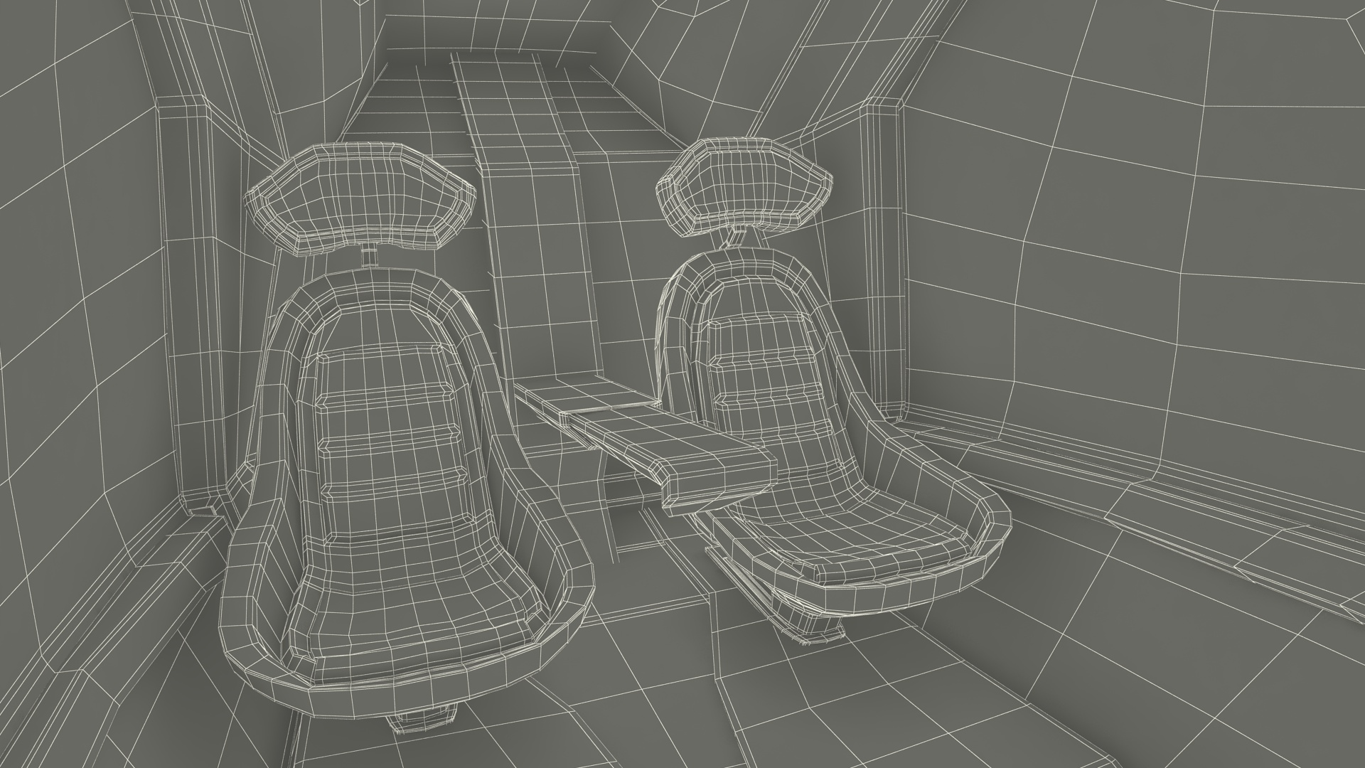 SciFi Futuristic Passenger Drone Rigged 3D model