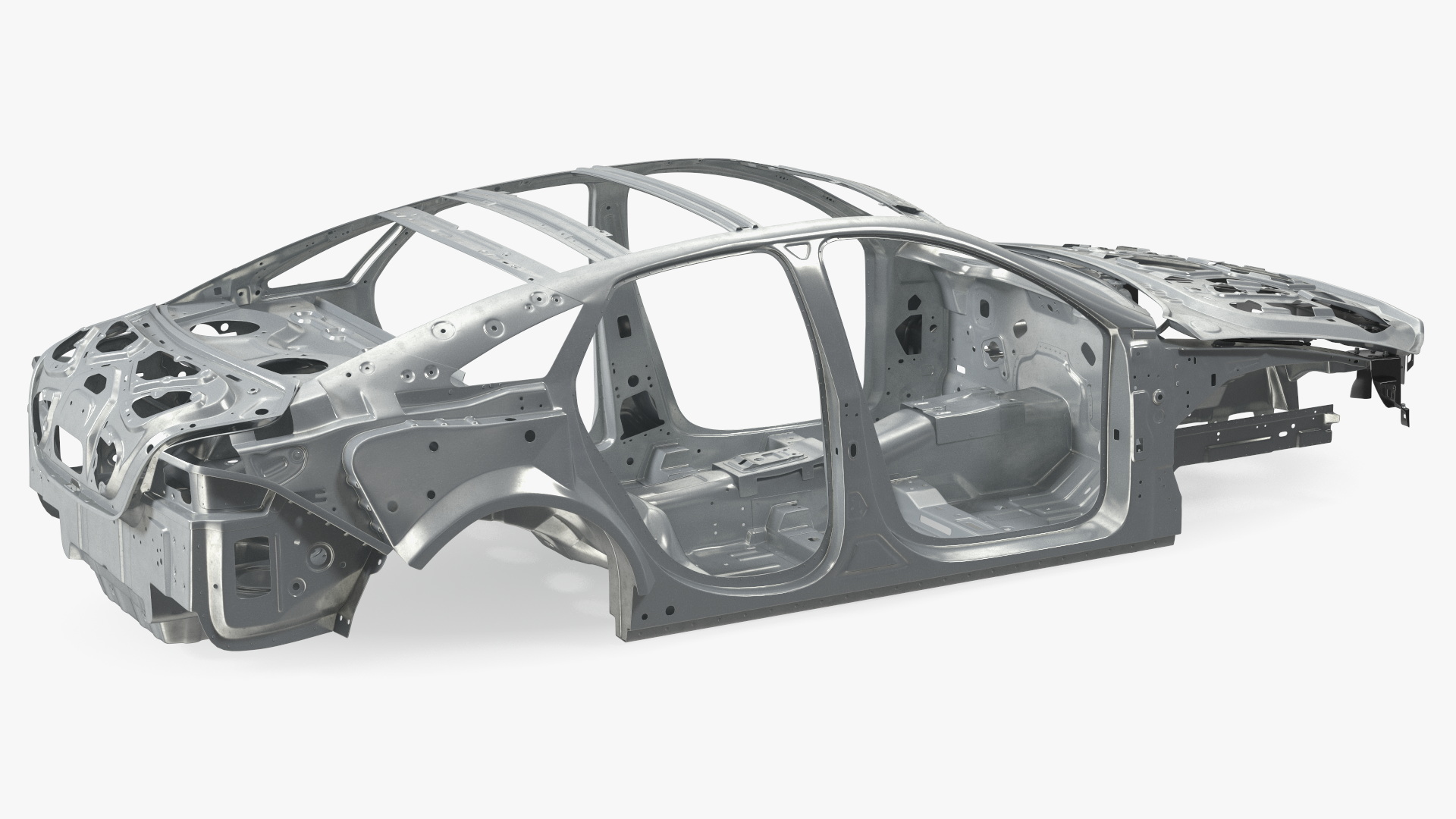Car Body on Frame 3D