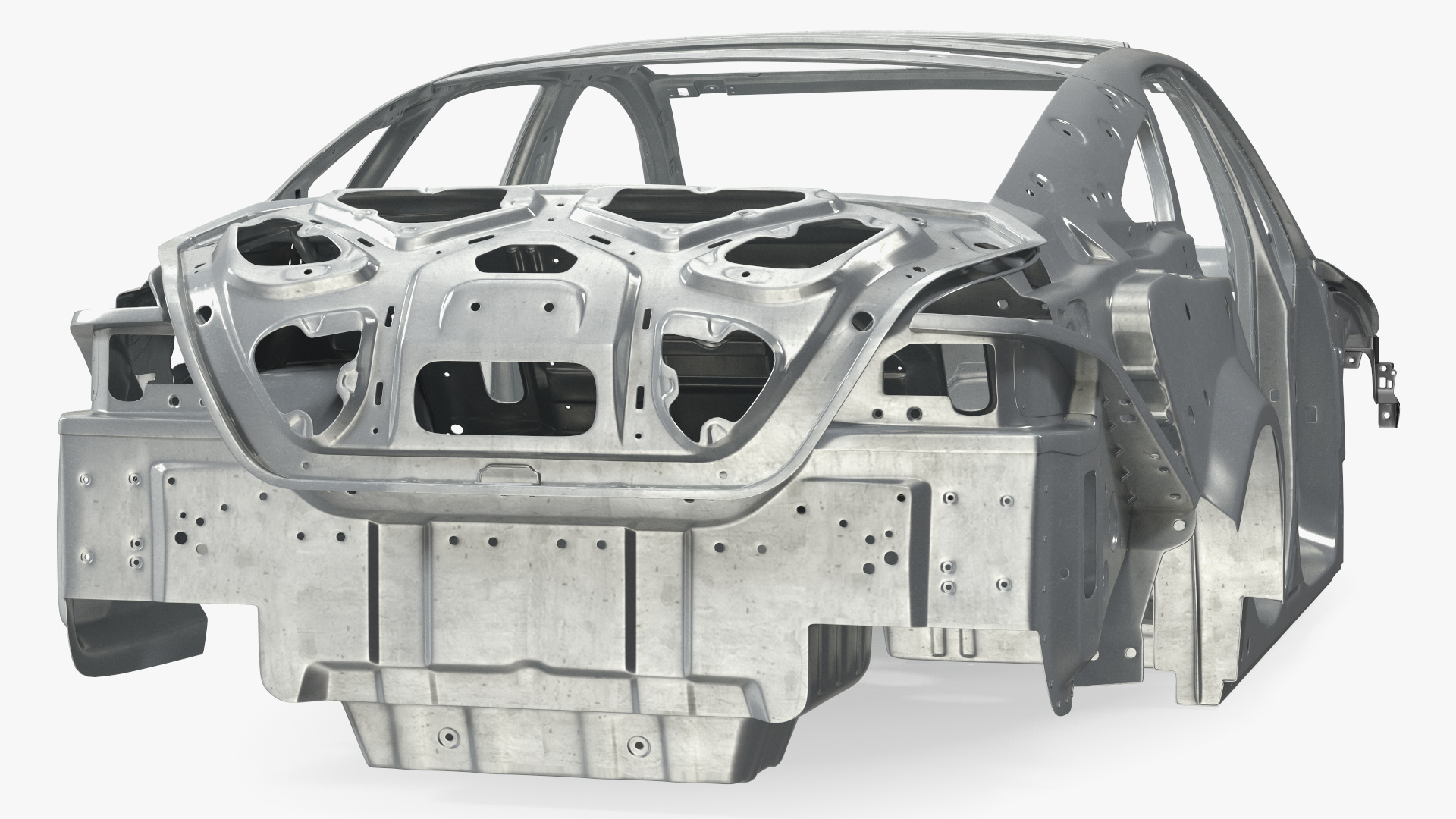 Car Body on Frame 3D