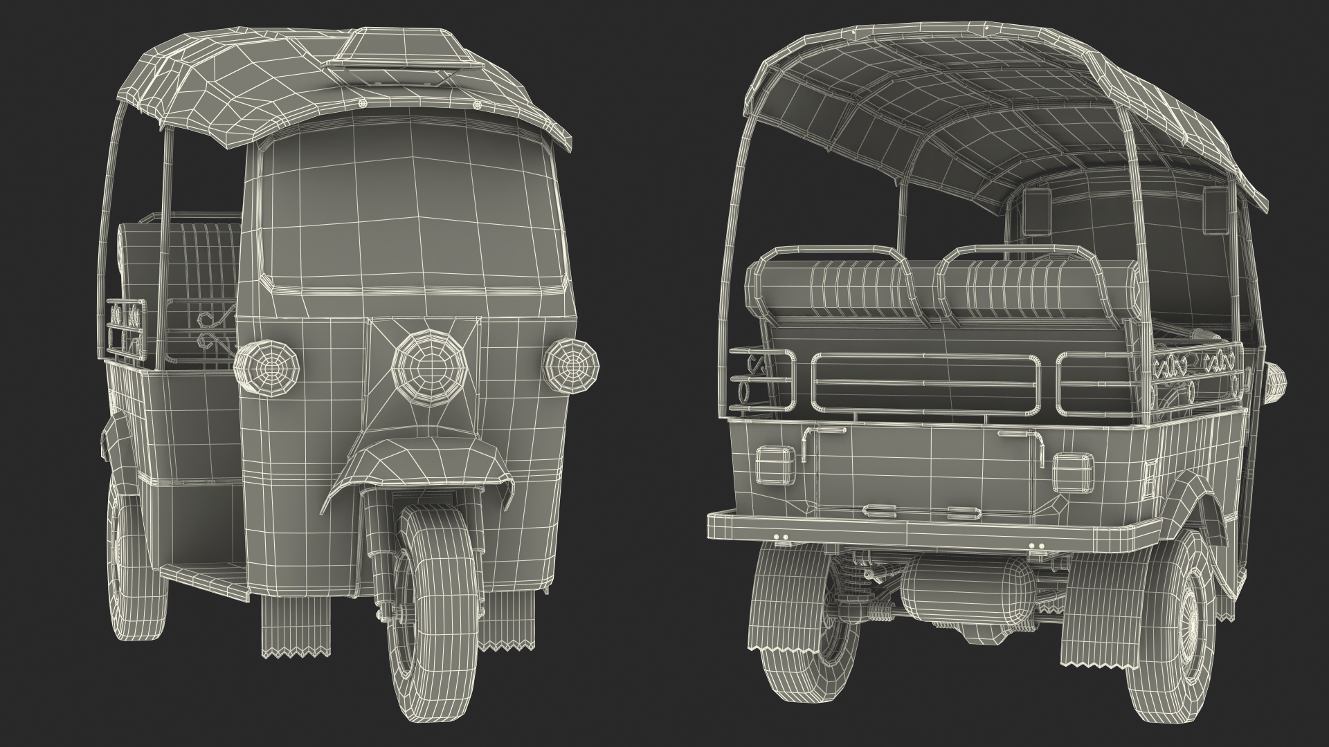3D Auto Rickshaw model