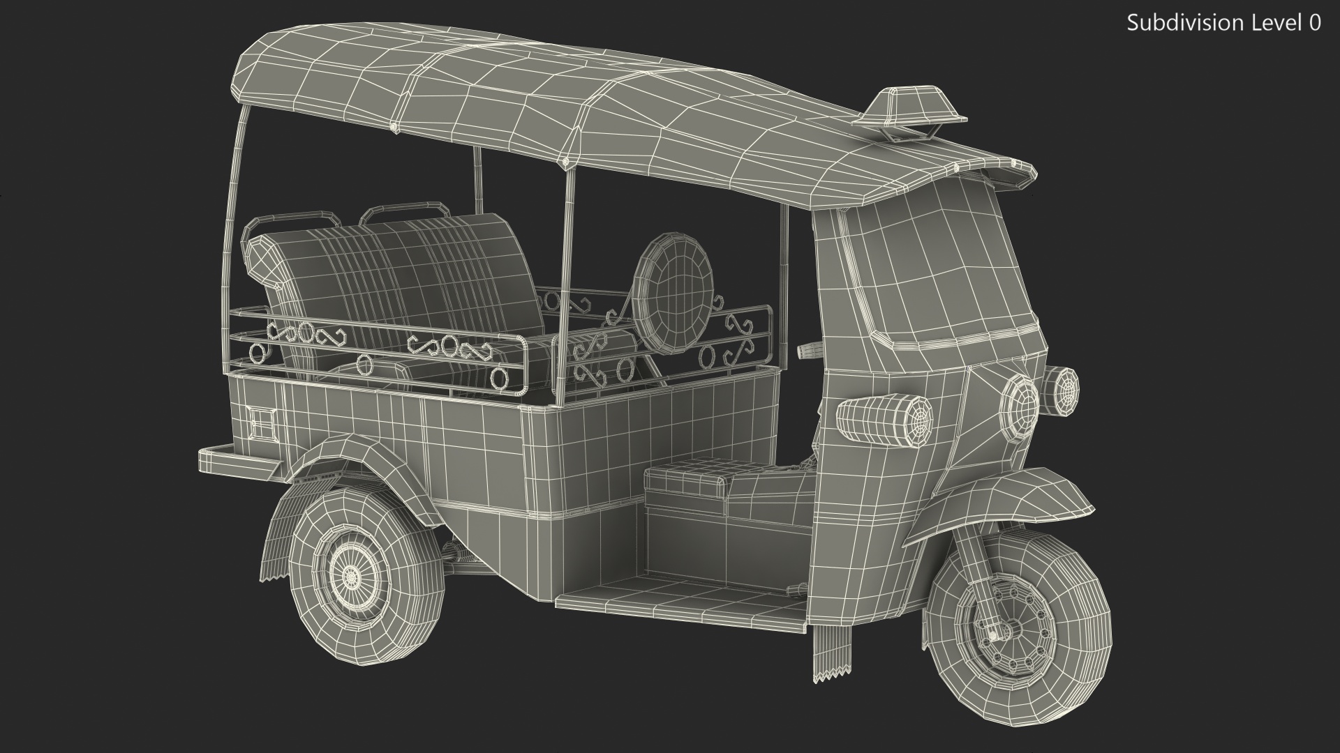 3D Auto Rickshaw model