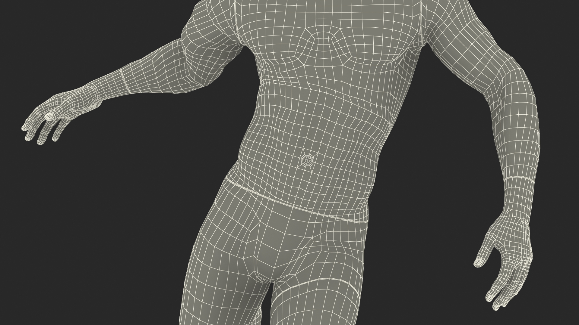 3D model Man Sports Mannequin Playing Basketball White