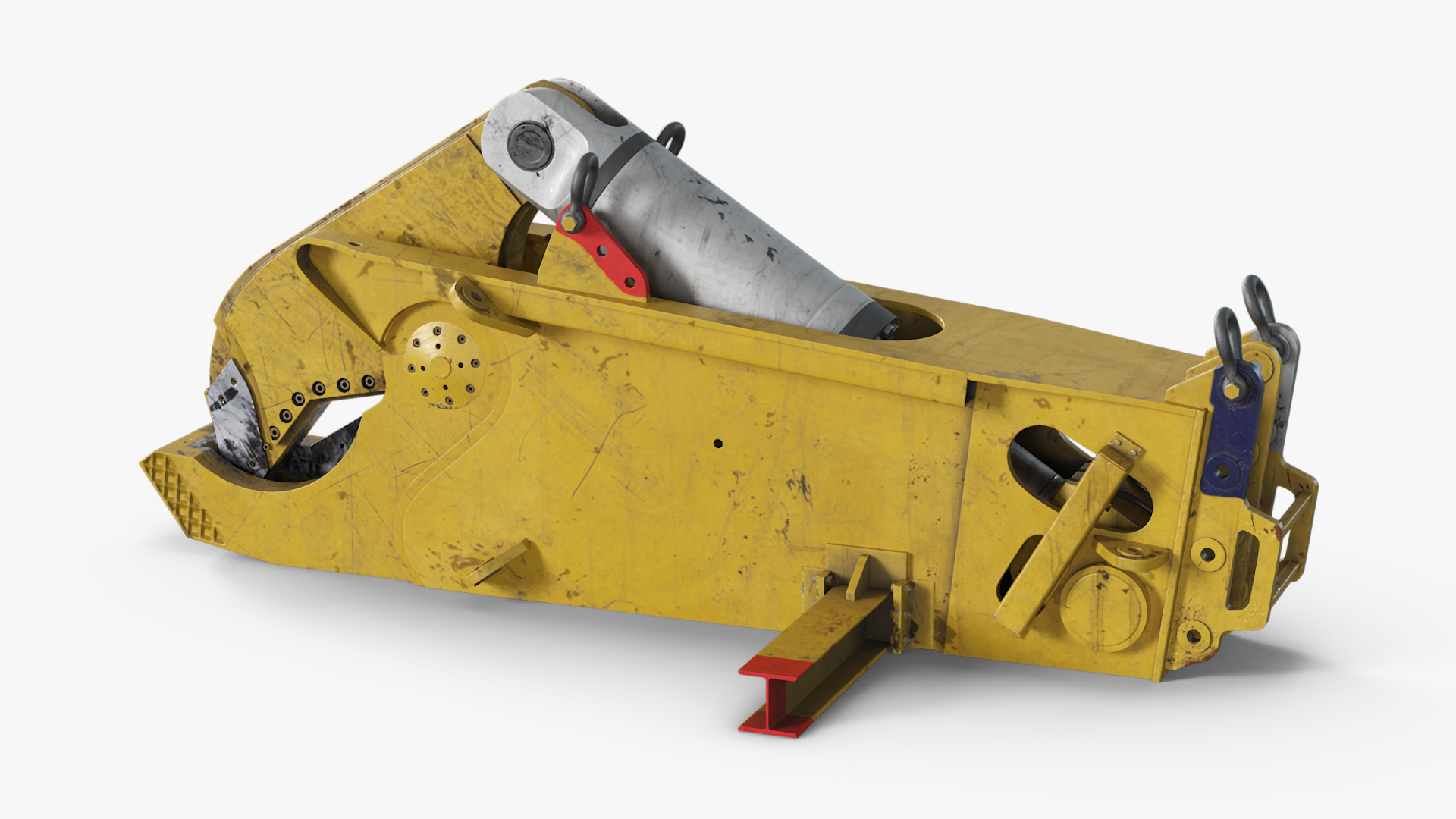 Underwater Hydraulic Shear Cutter Used Rigged for Maya 3D model