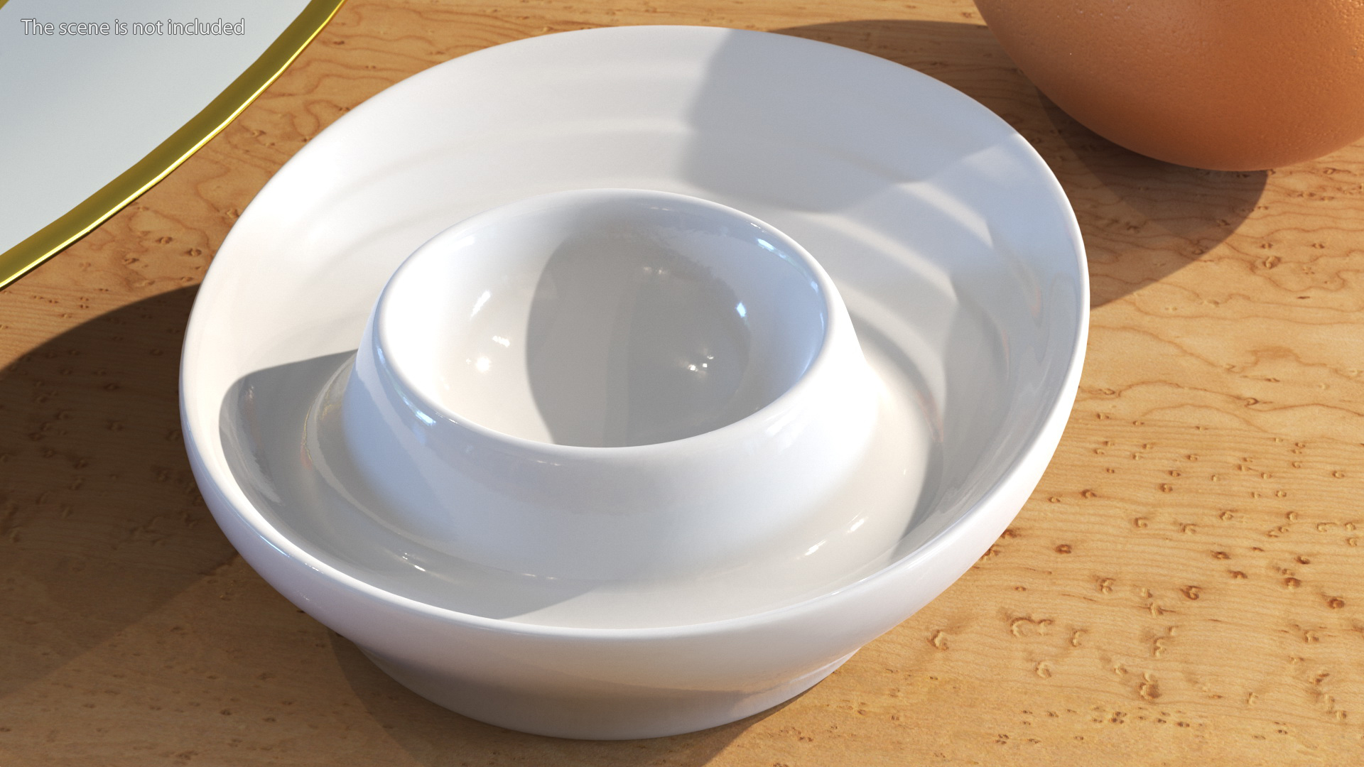 Flat Egg Cup 3D