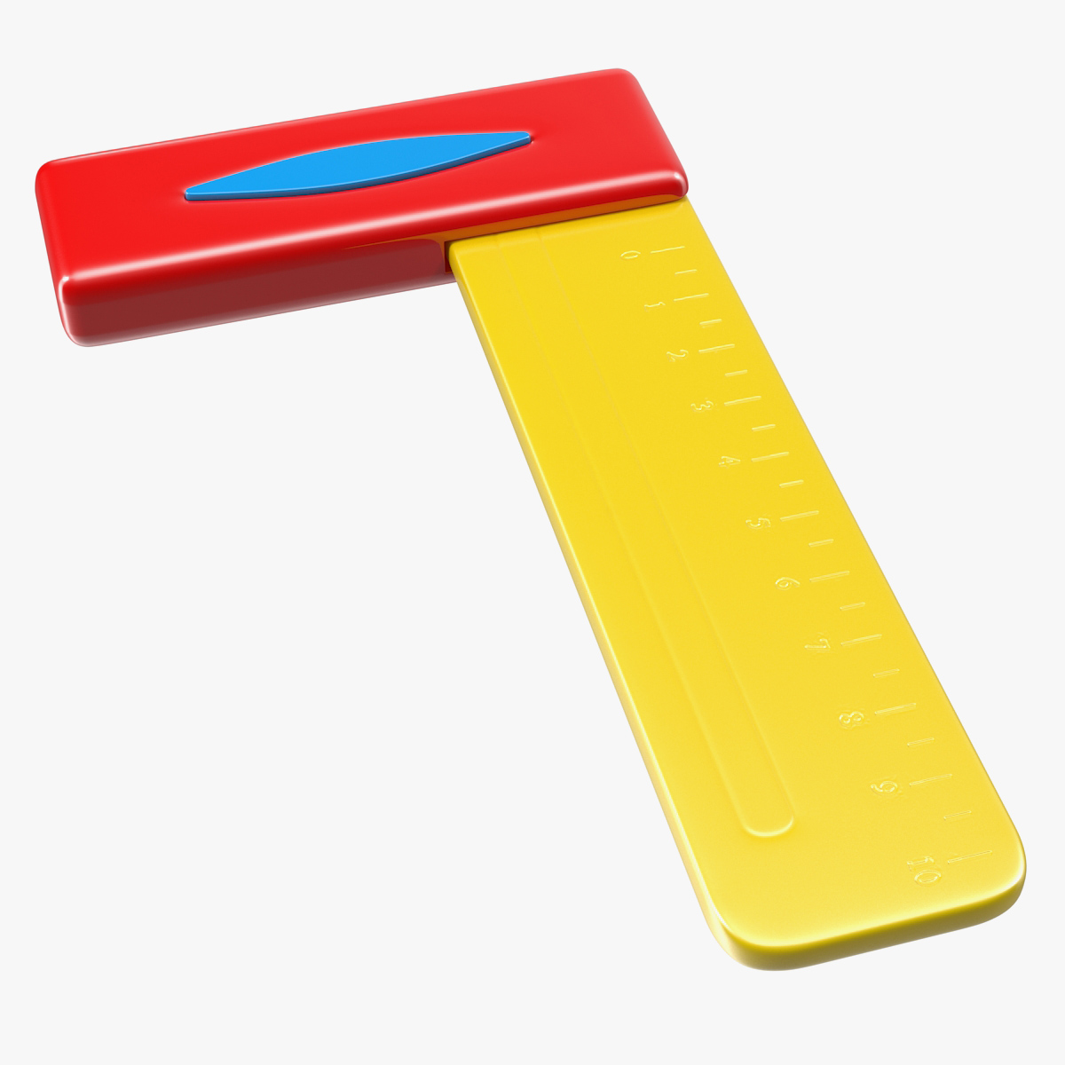 Toy Ruler 3D Model