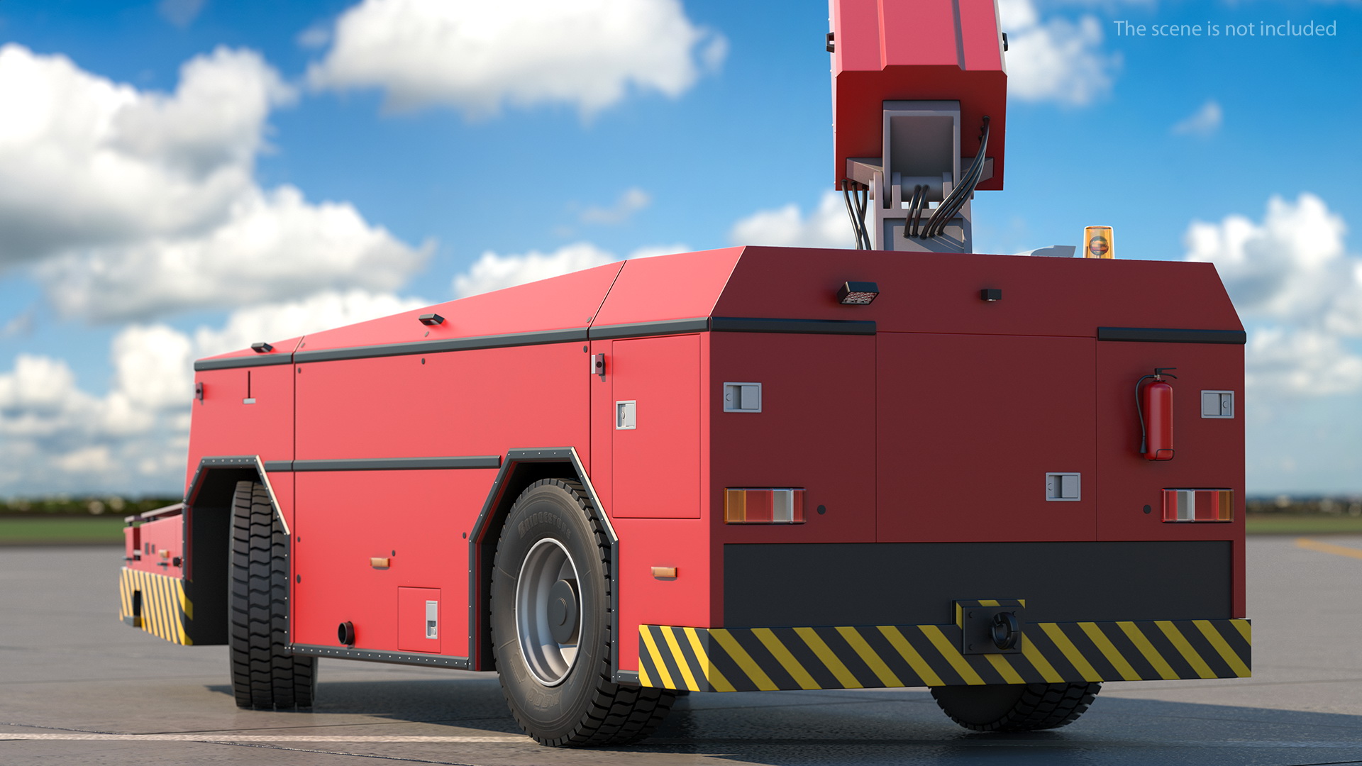 3D model Deicing Vehicle Generic Working Position