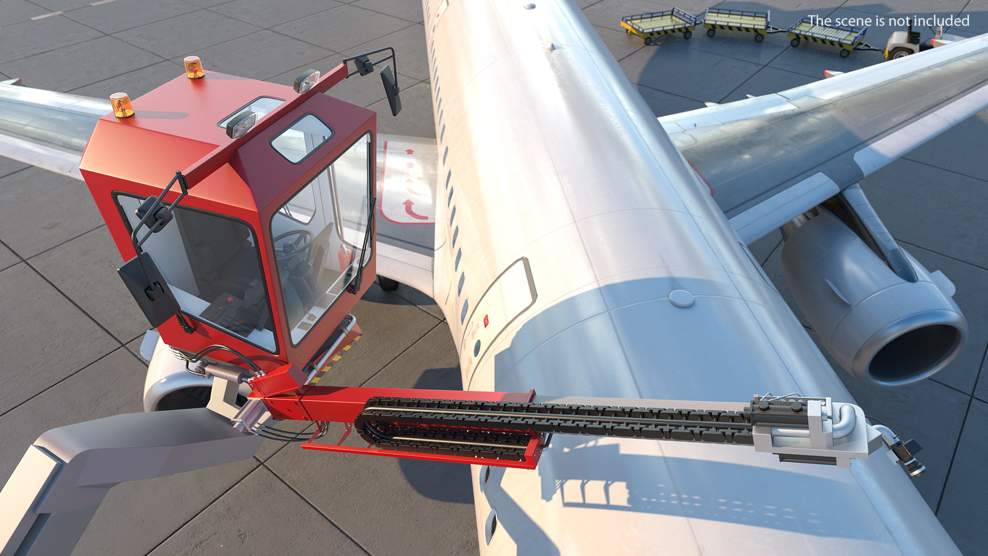 3D model Deicing Vehicle Generic Working Position