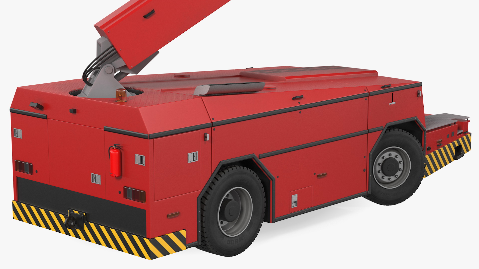 3D model Deicing Vehicle Generic Working Position