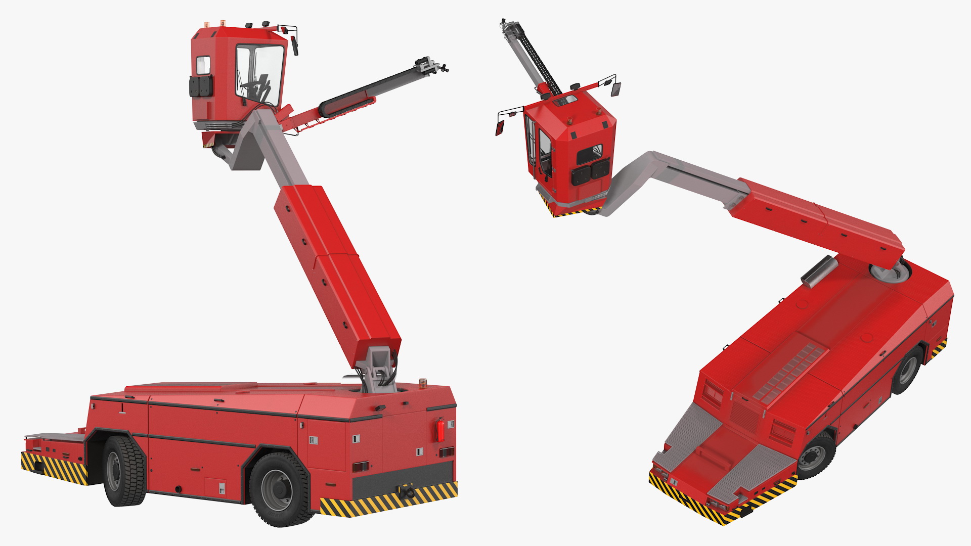 3D model Deicing Vehicle Generic Working Position