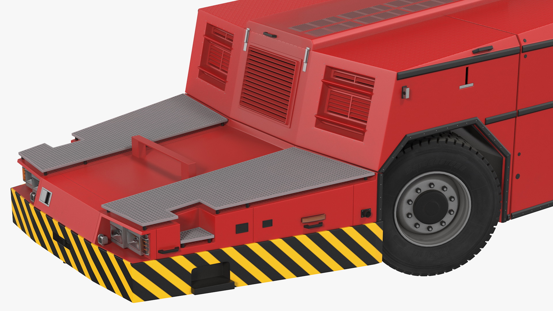 3D model Deicing Vehicle Generic Working Position