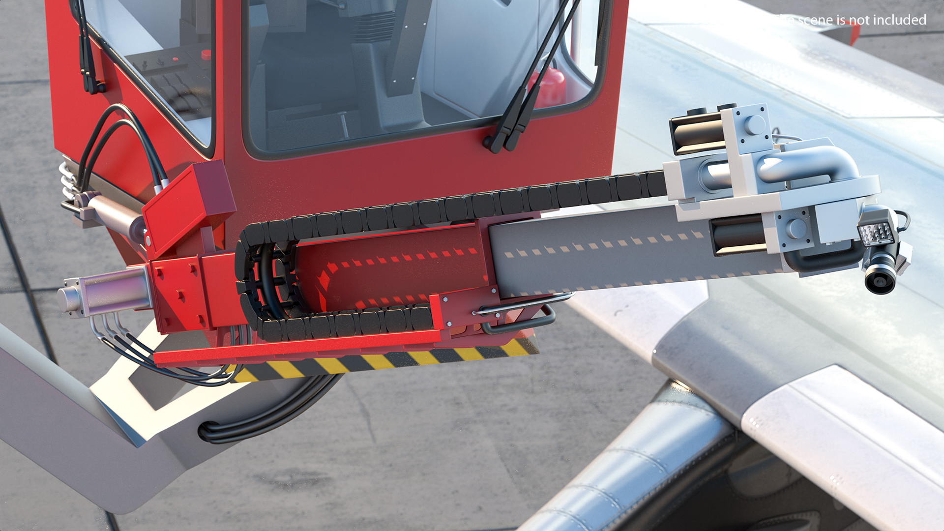 3D model Deicing Vehicle Generic Working Position