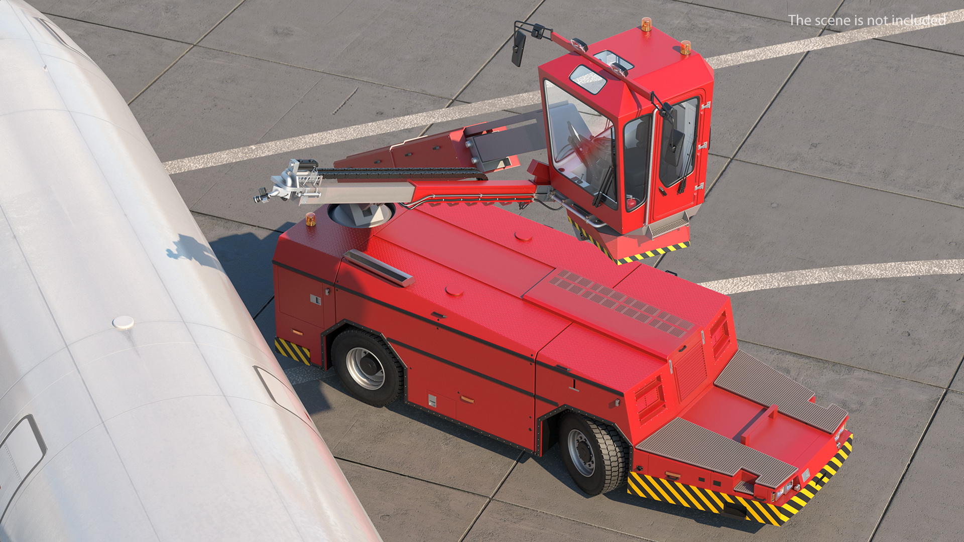 3D model Deicing Vehicle Generic Working Position