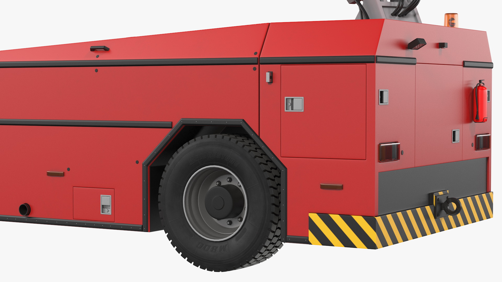 3D model Deicing Vehicle Generic Working Position