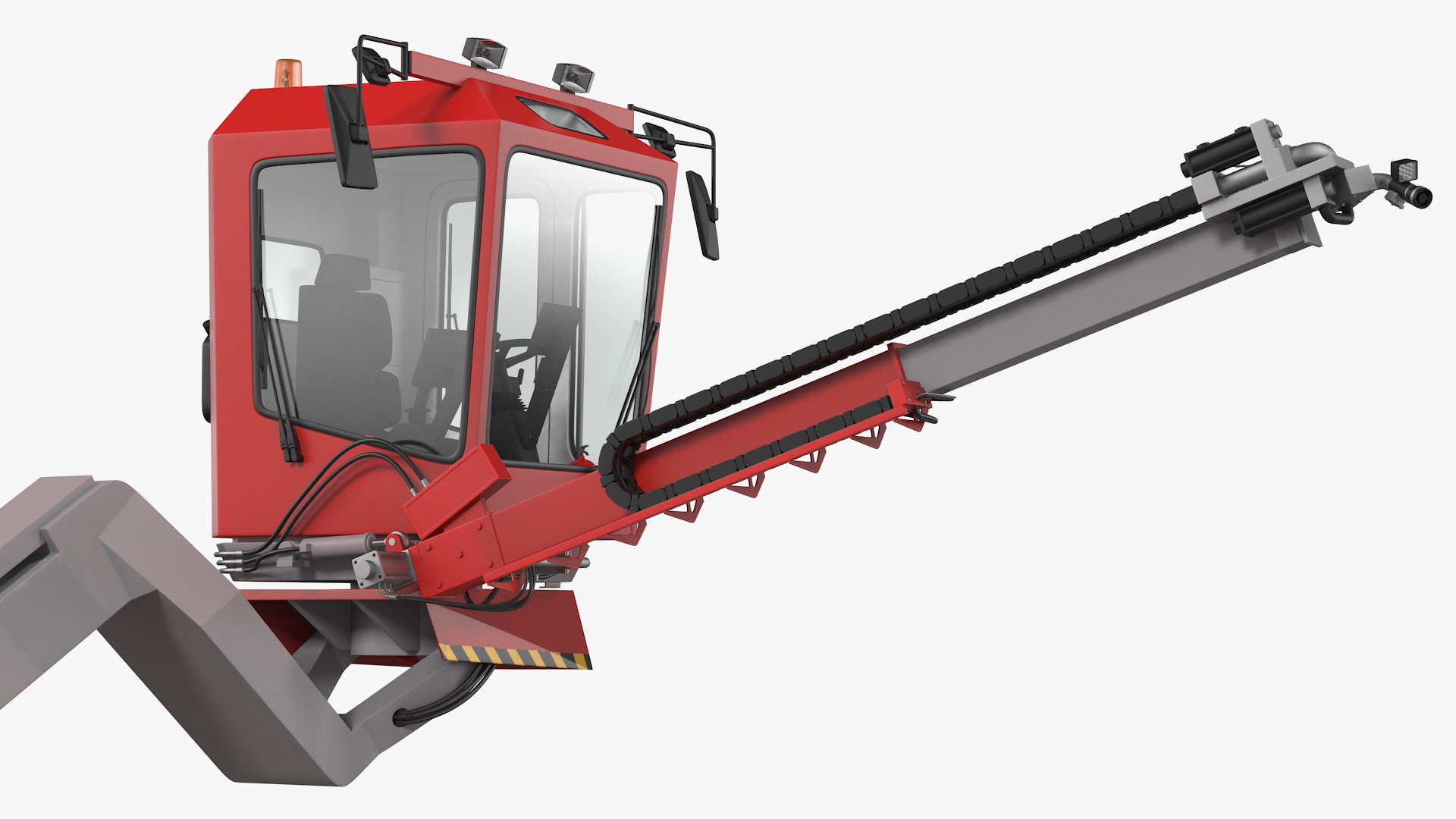 3D model Deicing Vehicle Generic Working Position