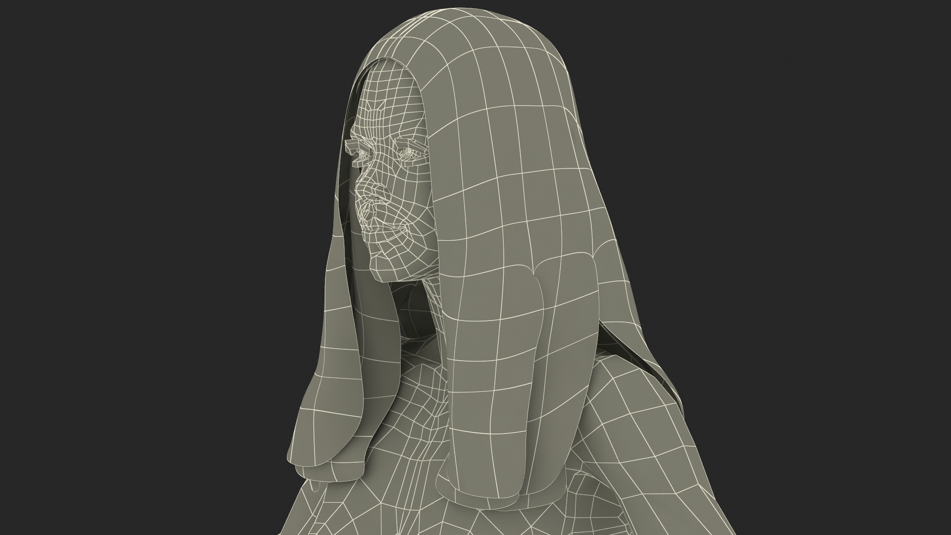 Naked European Woman Rigged 3D