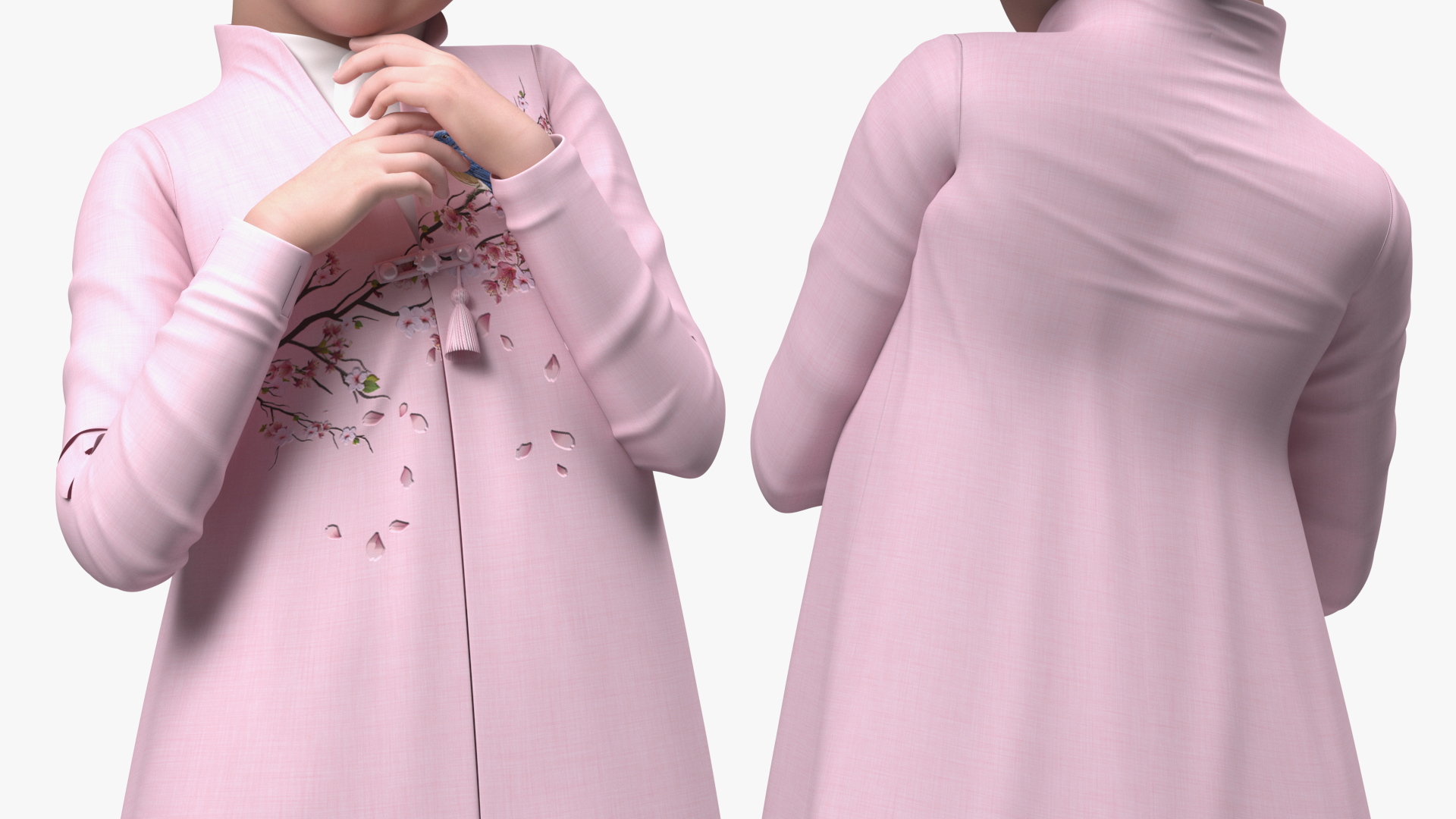 3D Shy Chinese Baby Girl