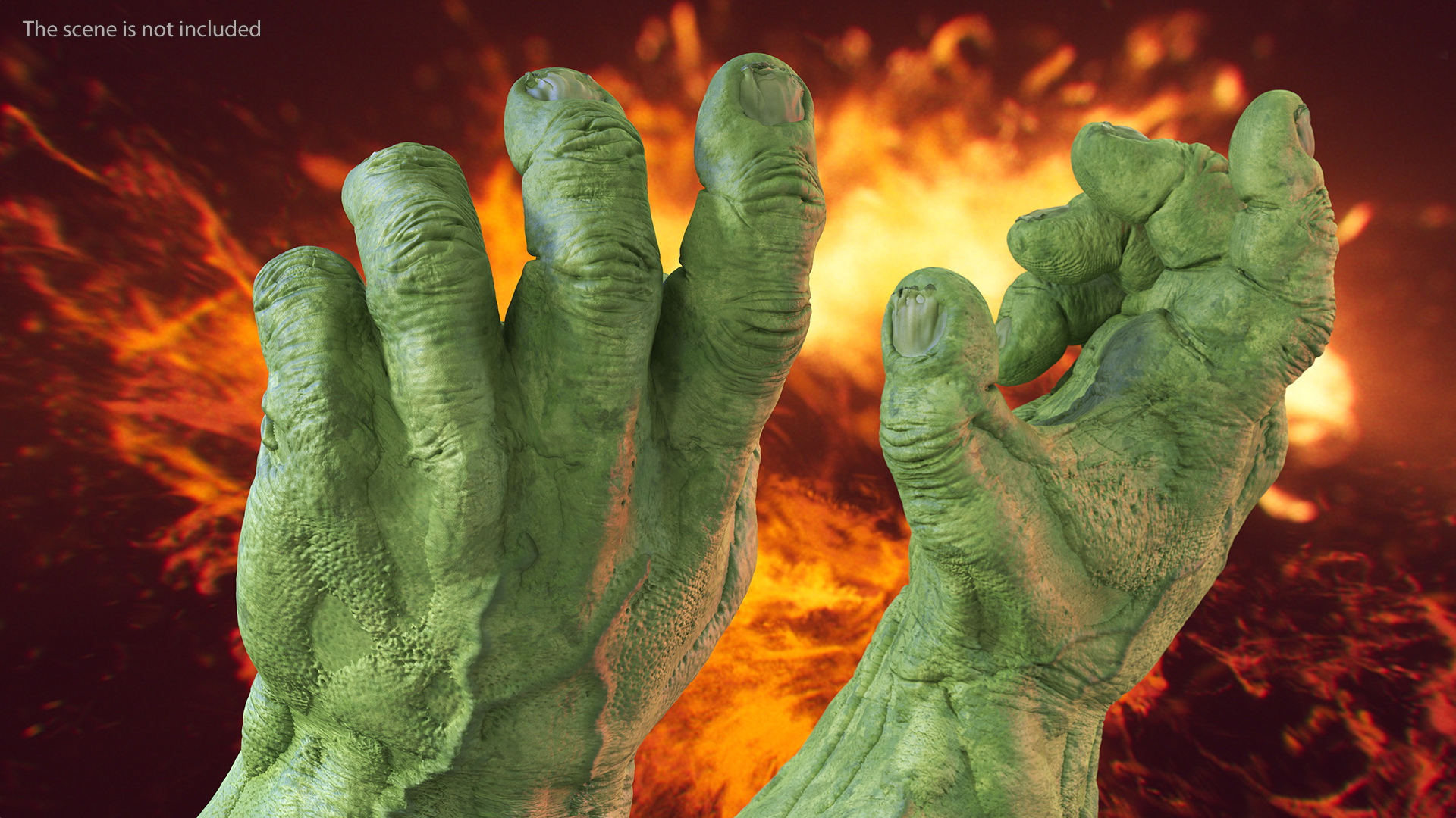 3D model Hulk Hands Idle