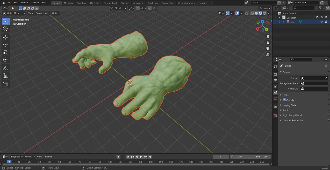 3D model Hulk Hands Idle