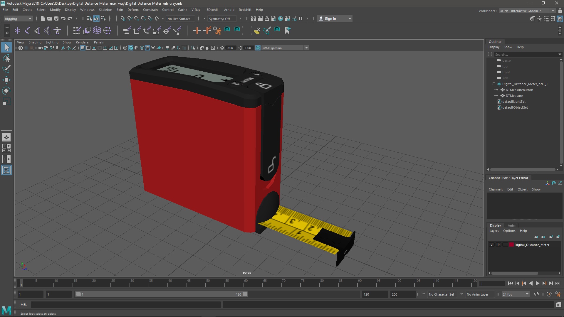Digital Distance Meter 3D