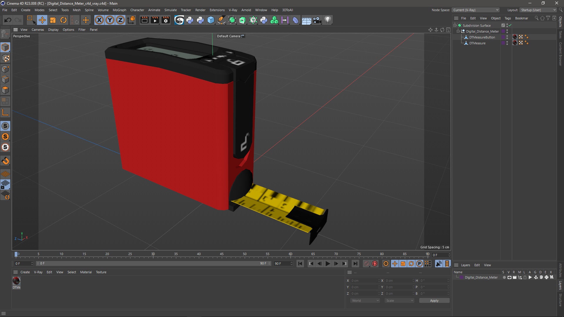 Digital Distance Meter 3D